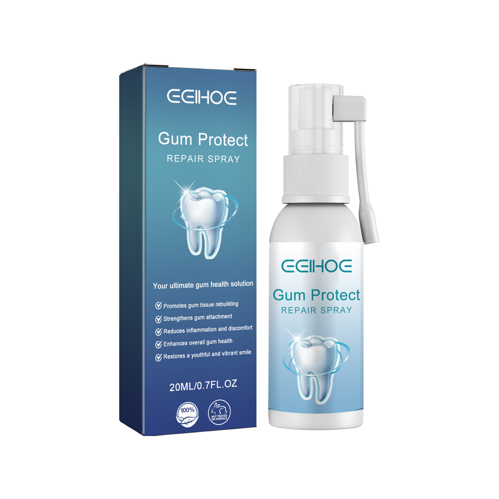 EELHOE spray bottle with protective retail packaging