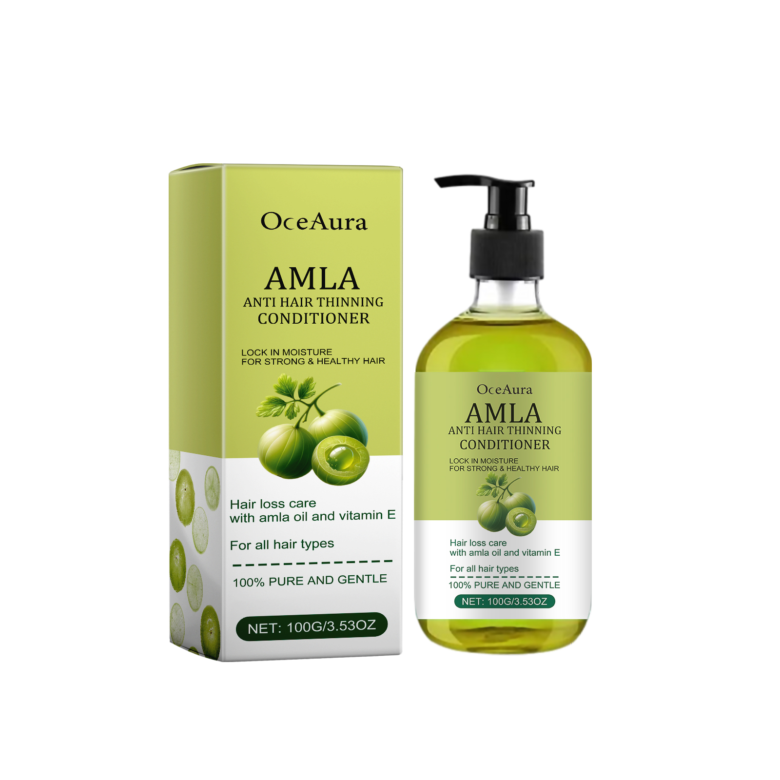 Amla Anti Hair Thinning Conditioner, Nourish Hair Smooth, Im