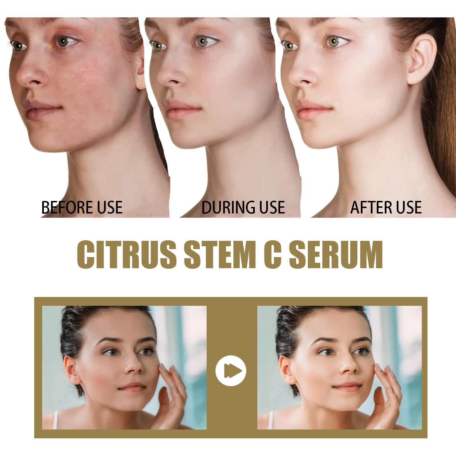Citrus Stem C Serum pump bottle close-up