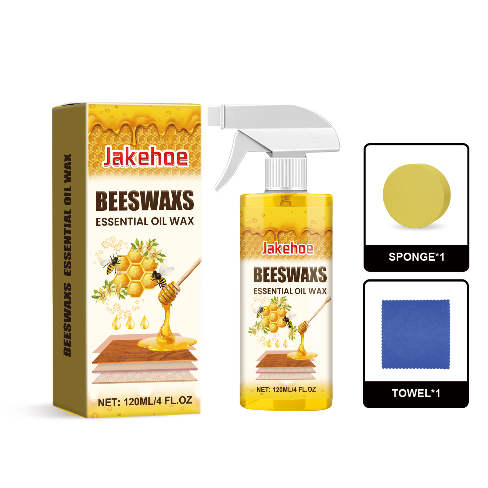 Wood Polishing Beeswax Spray Curing Furniture Polishing Color Protection Nourishing Anti-Cracking