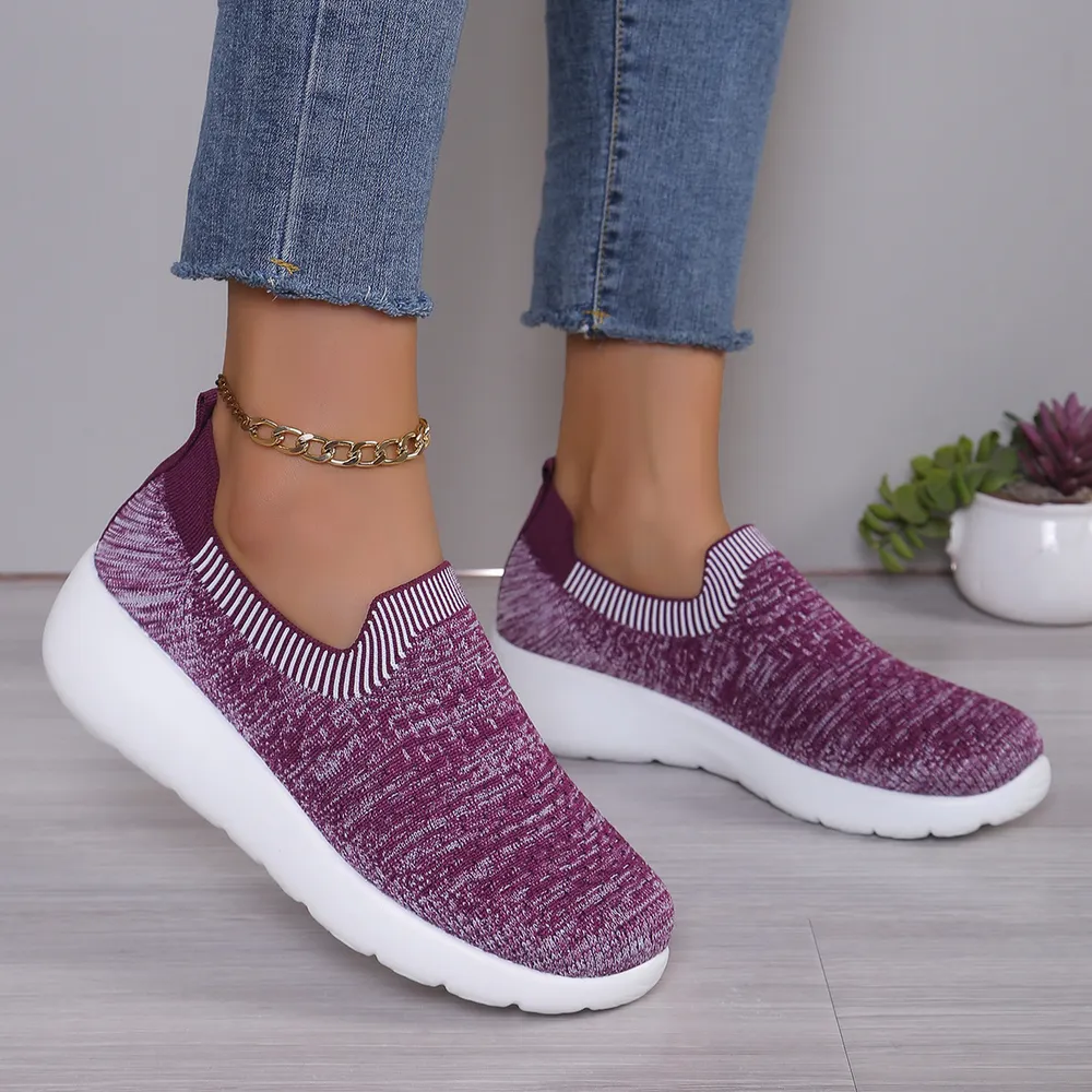 Breathable Round Toe Mesh Slip-On image 3