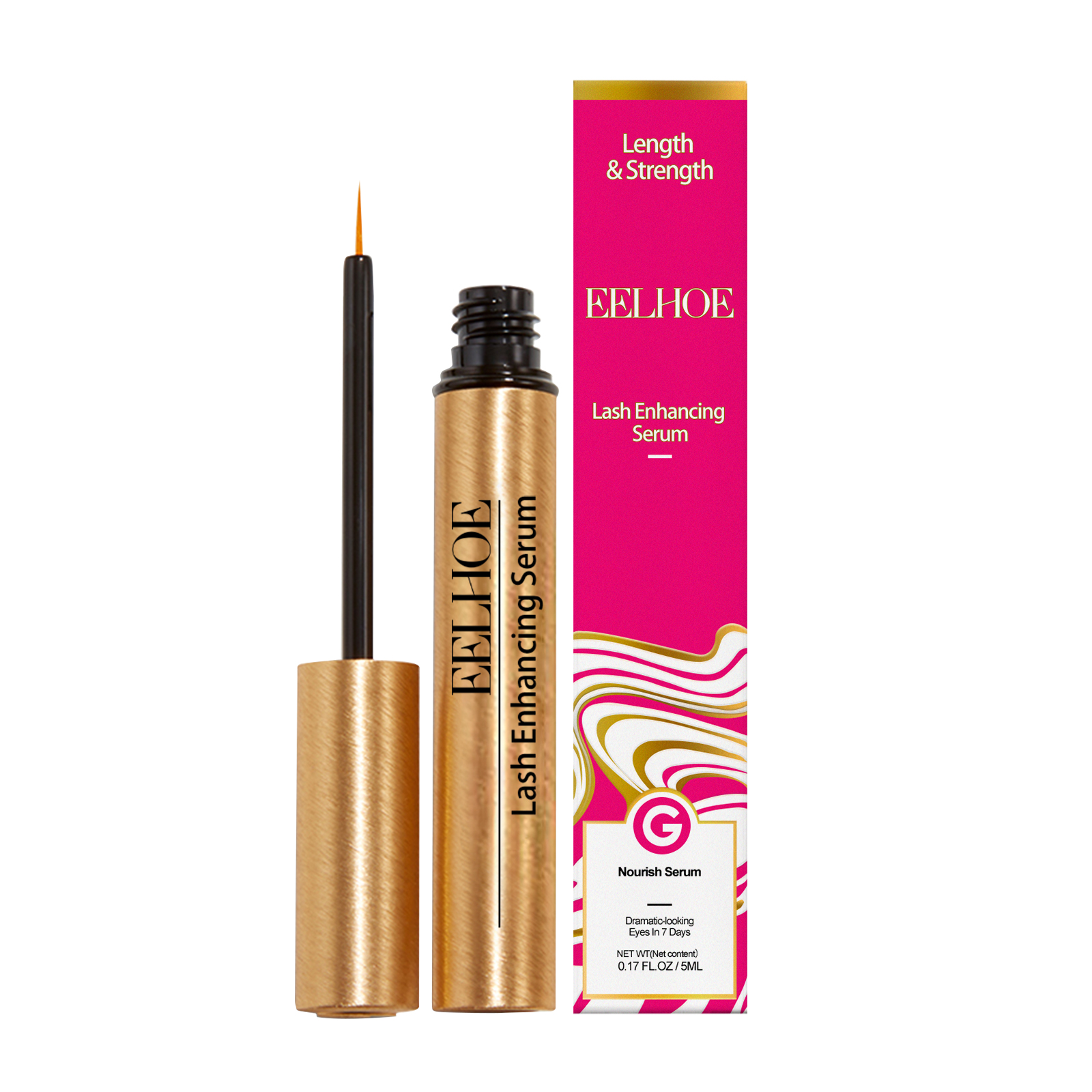 Eyelash Liquid Natural Long And Curly Eyelashes Black Thick Moisturizing Mild And Beautiful Eyelash