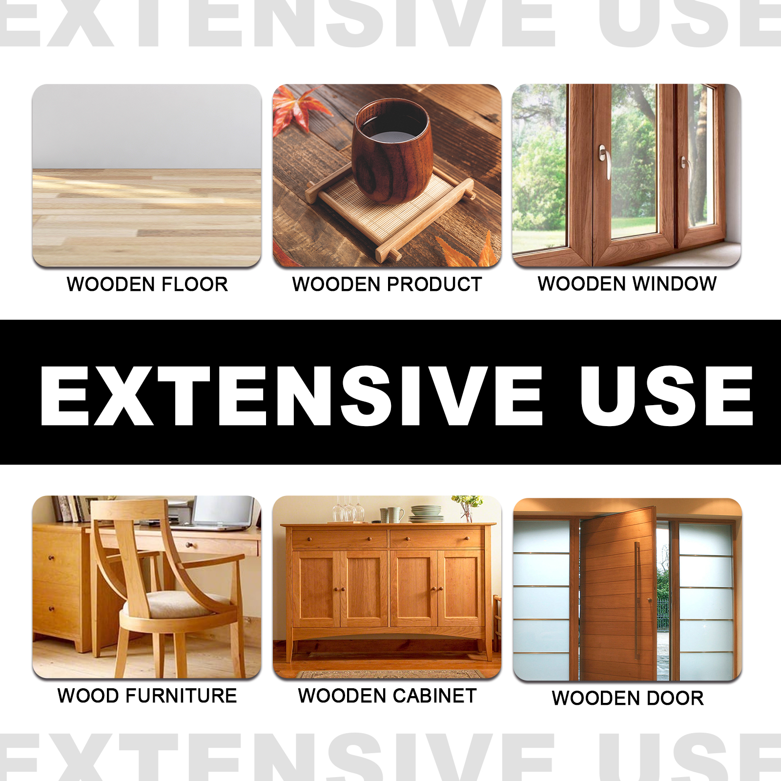 Wood polish used across household wooden surfaces