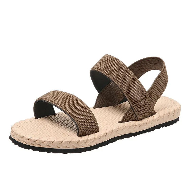 Open Toe Flat Sandals image 8