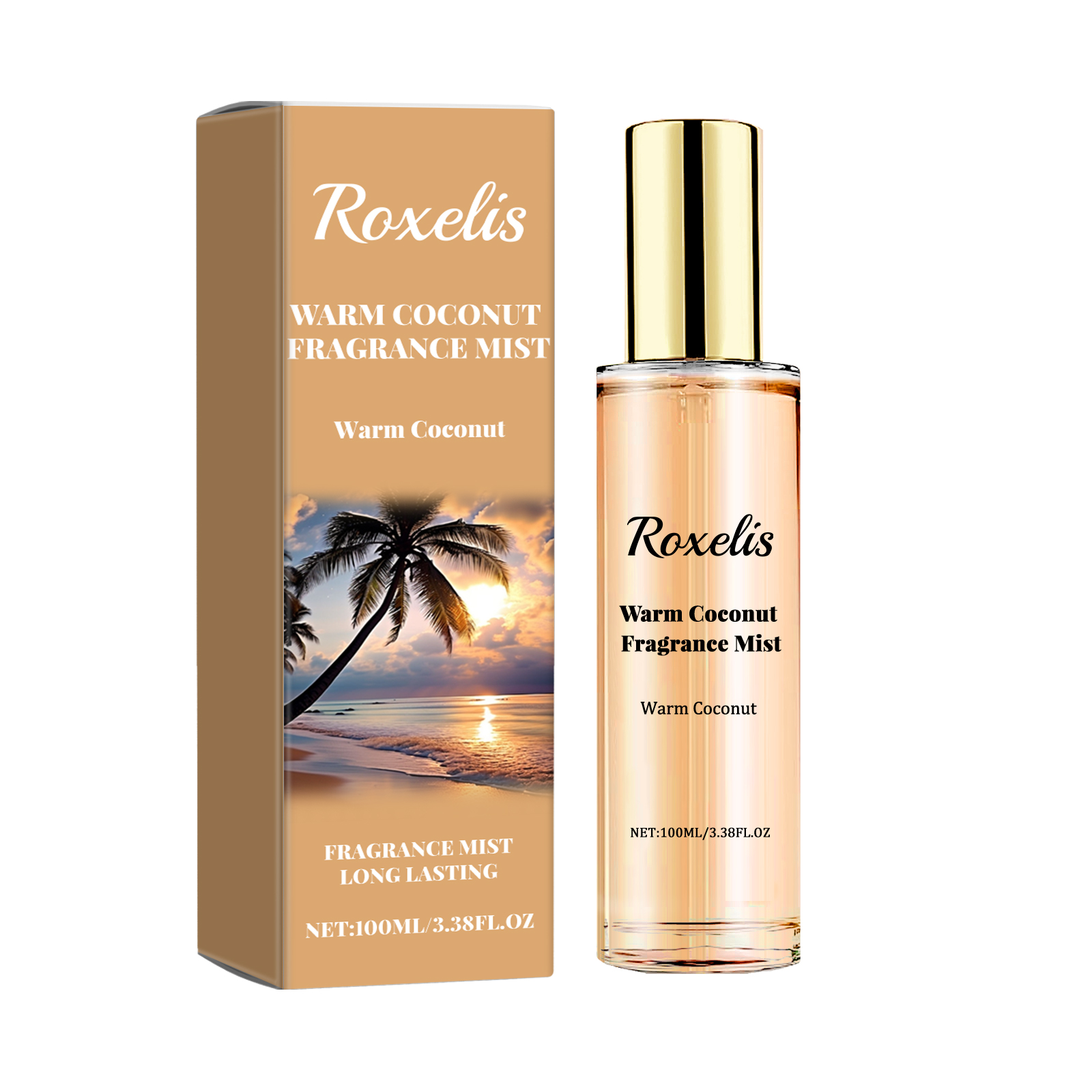 Warm Coconut Fragrance Mist, Lasting Fragrance Fresh And Nat