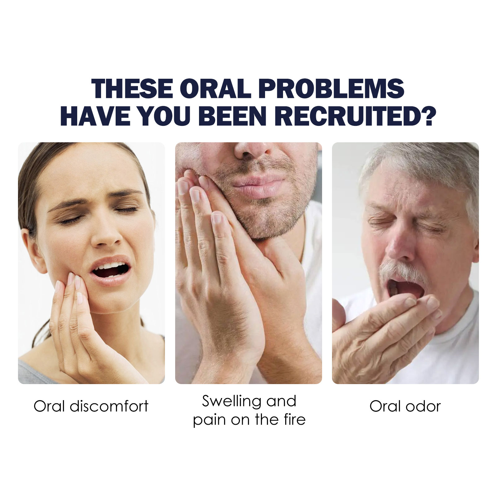 Adults illustrating breath and everyday oral-care concerns