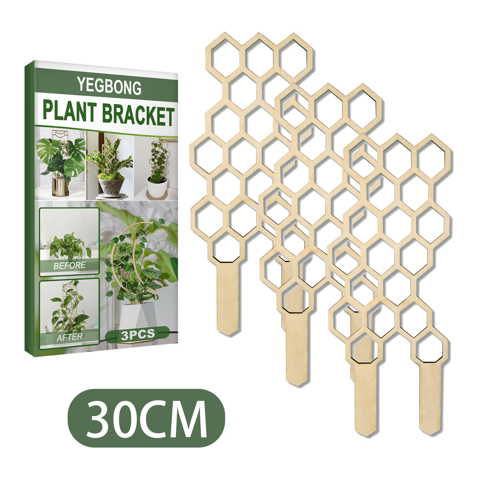 Garden Plant Trellis Home Wooden Pot Climbing Pergola Balcon