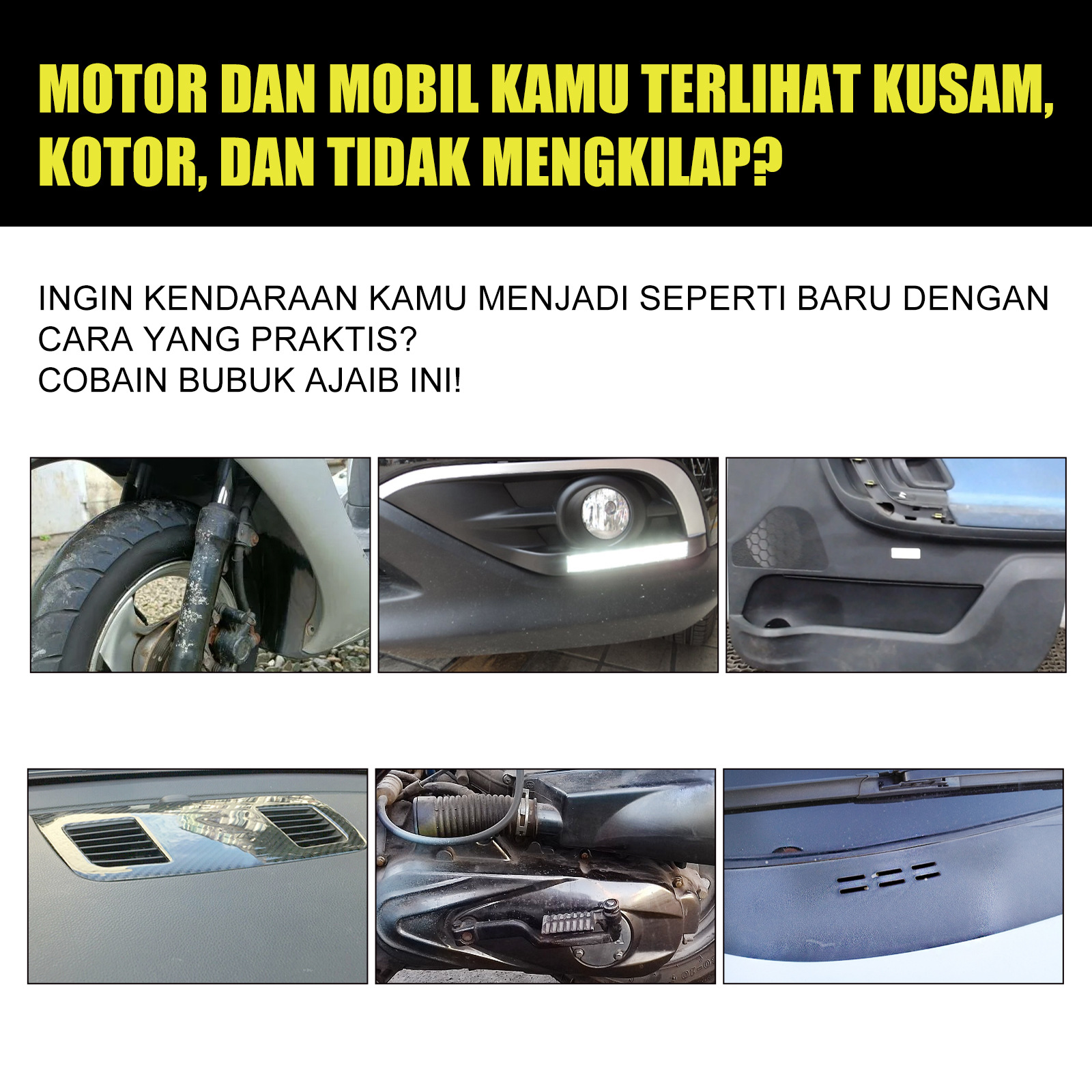 Vehicle dashboard bumper and motorcycle plastic applications