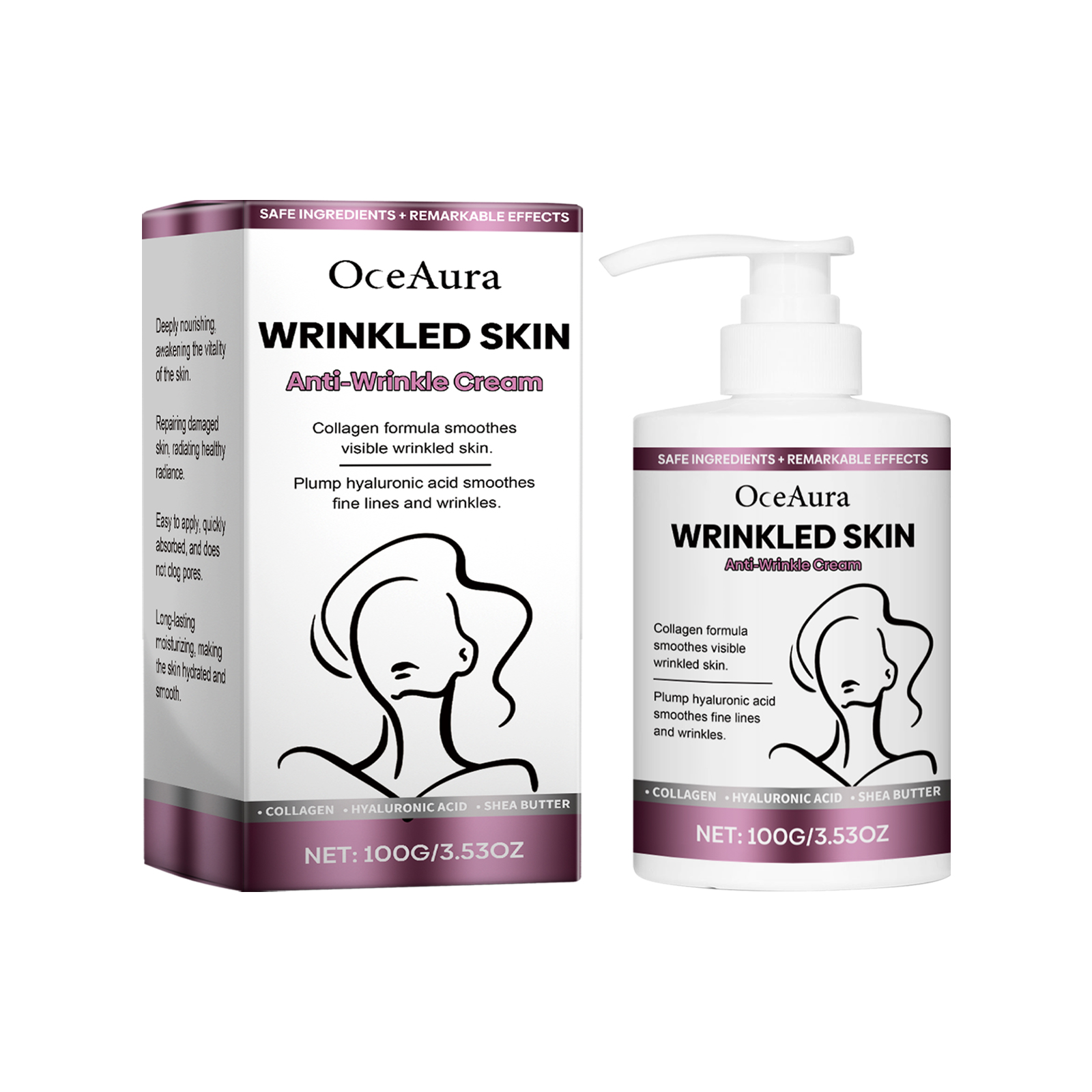 Body Firming Cream Moisturizes Tender Skin With Fresh, Non-Sticky Firming And Light Lines Body Care