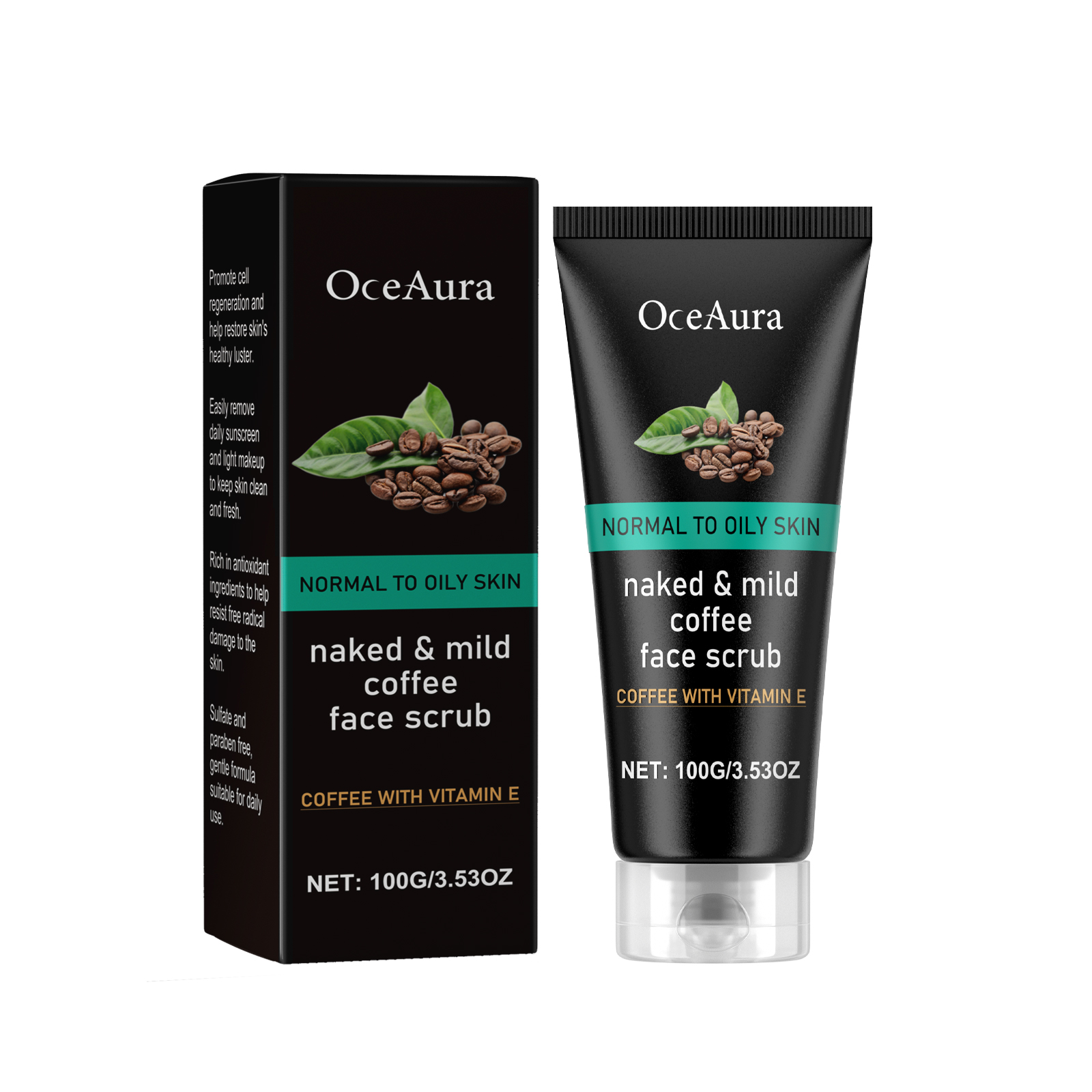 Caffeine Cleanser Gentle Exfoliating Blackhead Facial Treatm