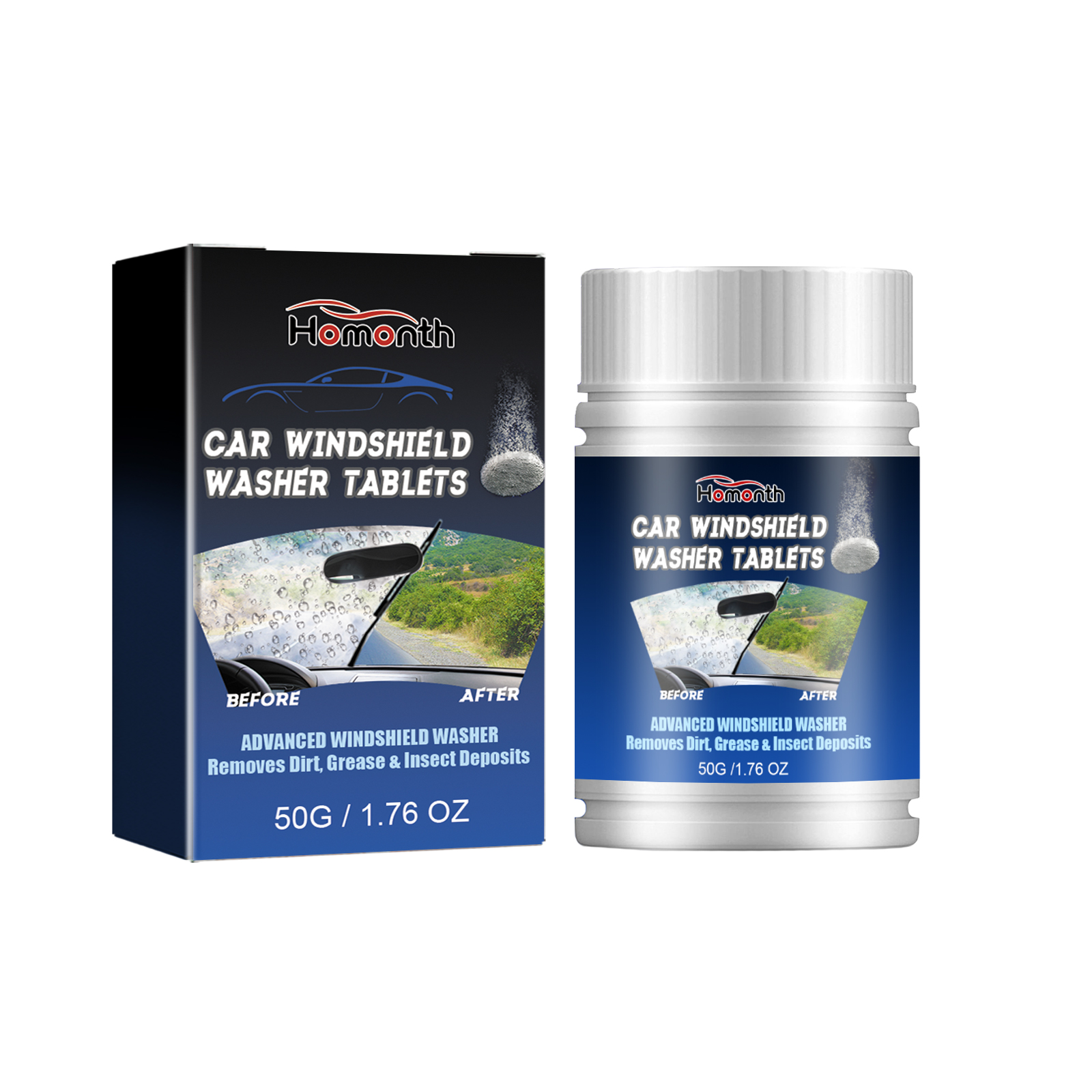 Homonth Windshield Cleaner Multifunctional Car Window Glass 
