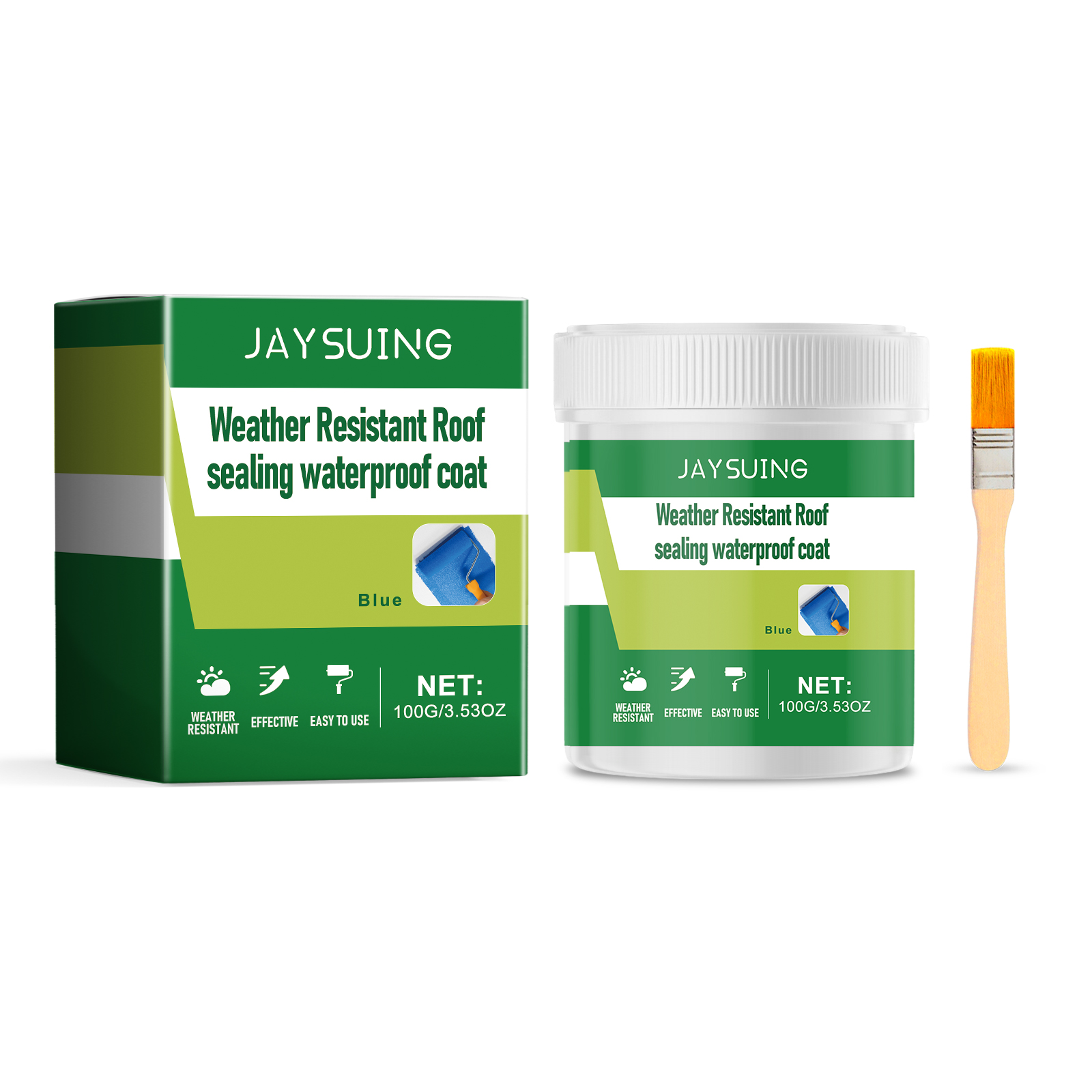 Weather-resistant roof sealing waterproof coating, home tile