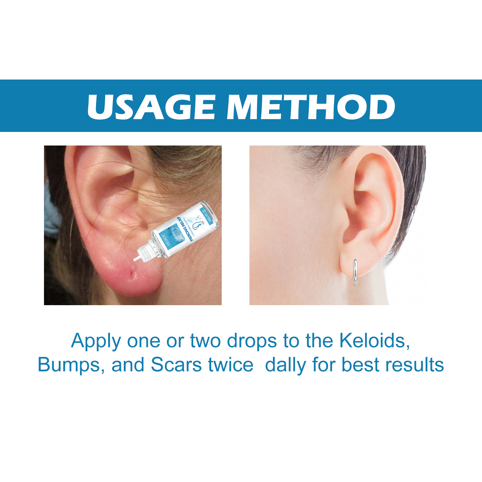 Piercing Repair Drops For Ear Piercing Care Gently Relieves 