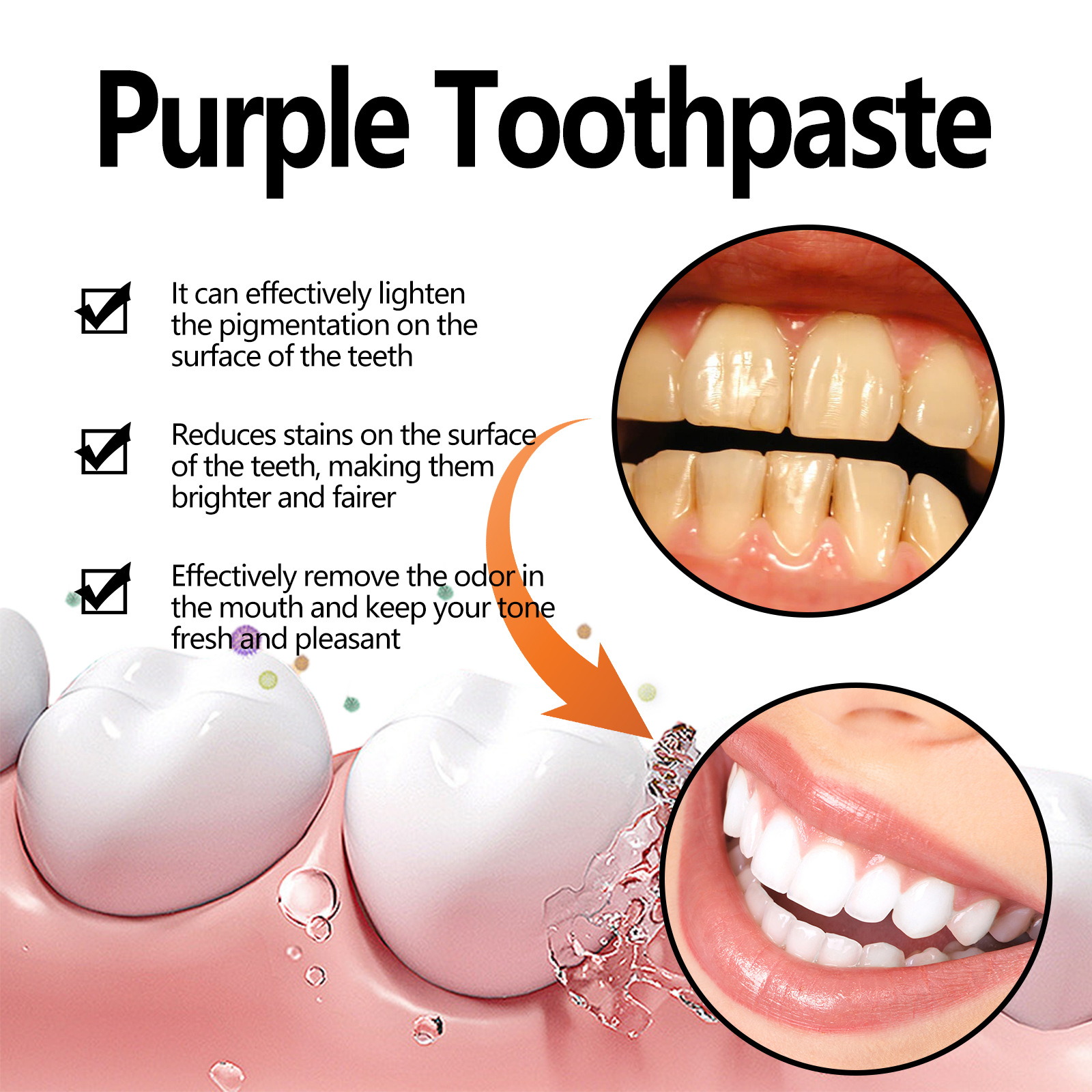 Toothpaste stain reduction and brightness comparison