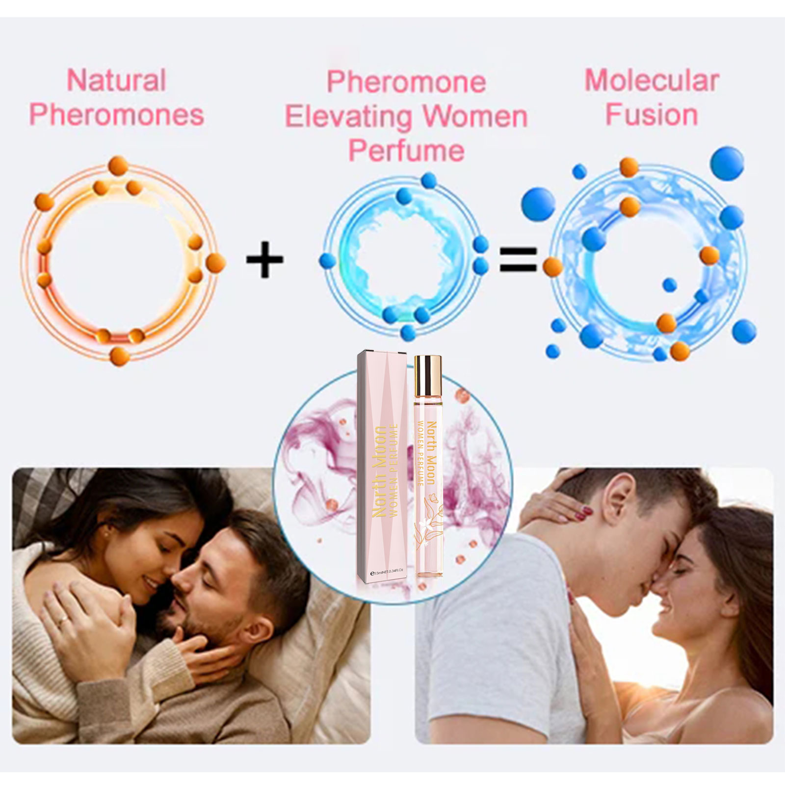 North Moon perfume advertised with natural pheromone concept
