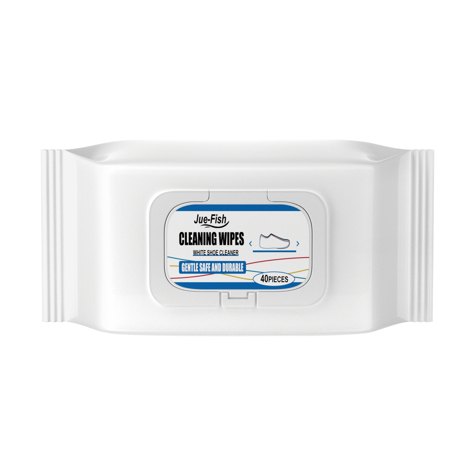 Compact soft pack of portable sneaker cleaning wipes