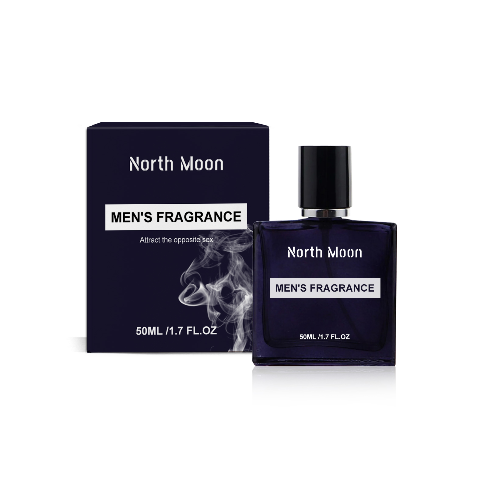 Portable purple perfume bottle and box for travel