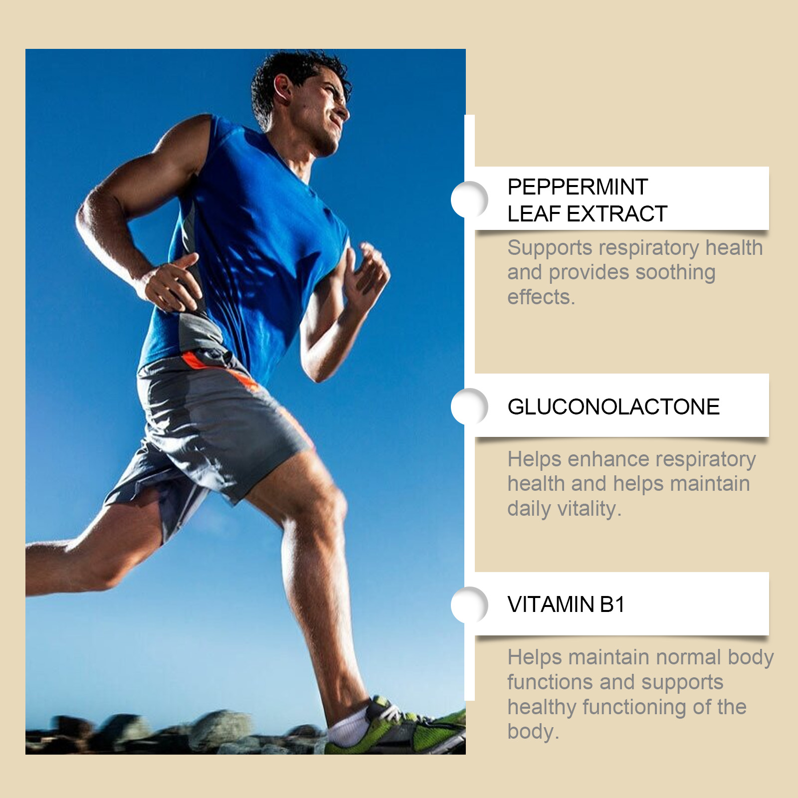 Visible mullein supplement ingredients beside runner