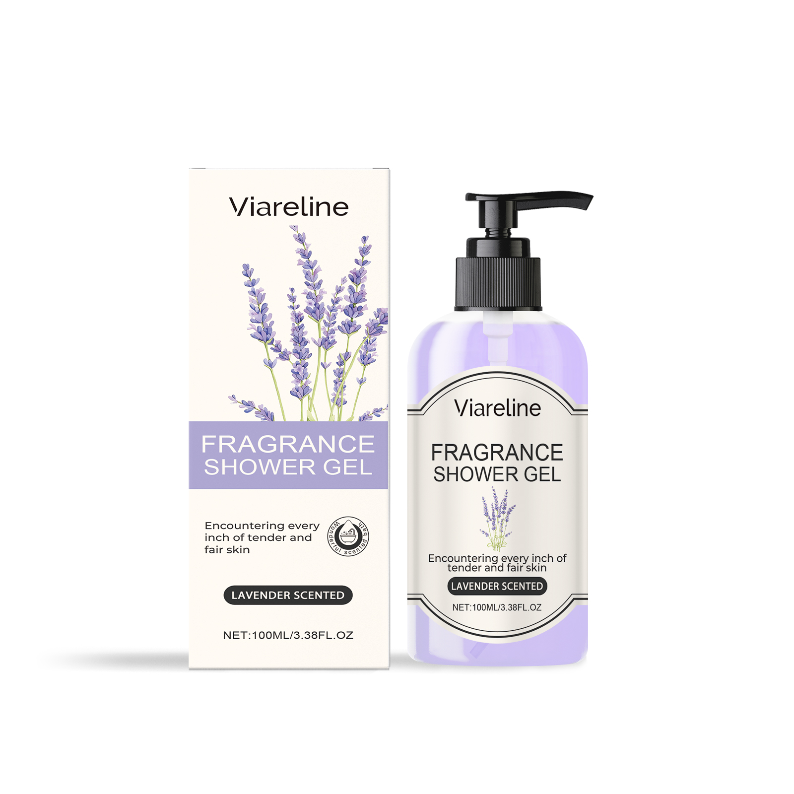 Fragrant Shower Gel (Lavender Scent) Moisturize And Moisturize Skin To Improve Dry Women's Body Wash