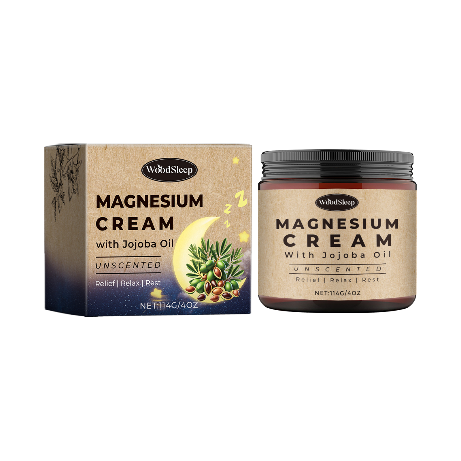 Sleep Magnesium Cream Gently Nourishes Body Skin Care Sleep 