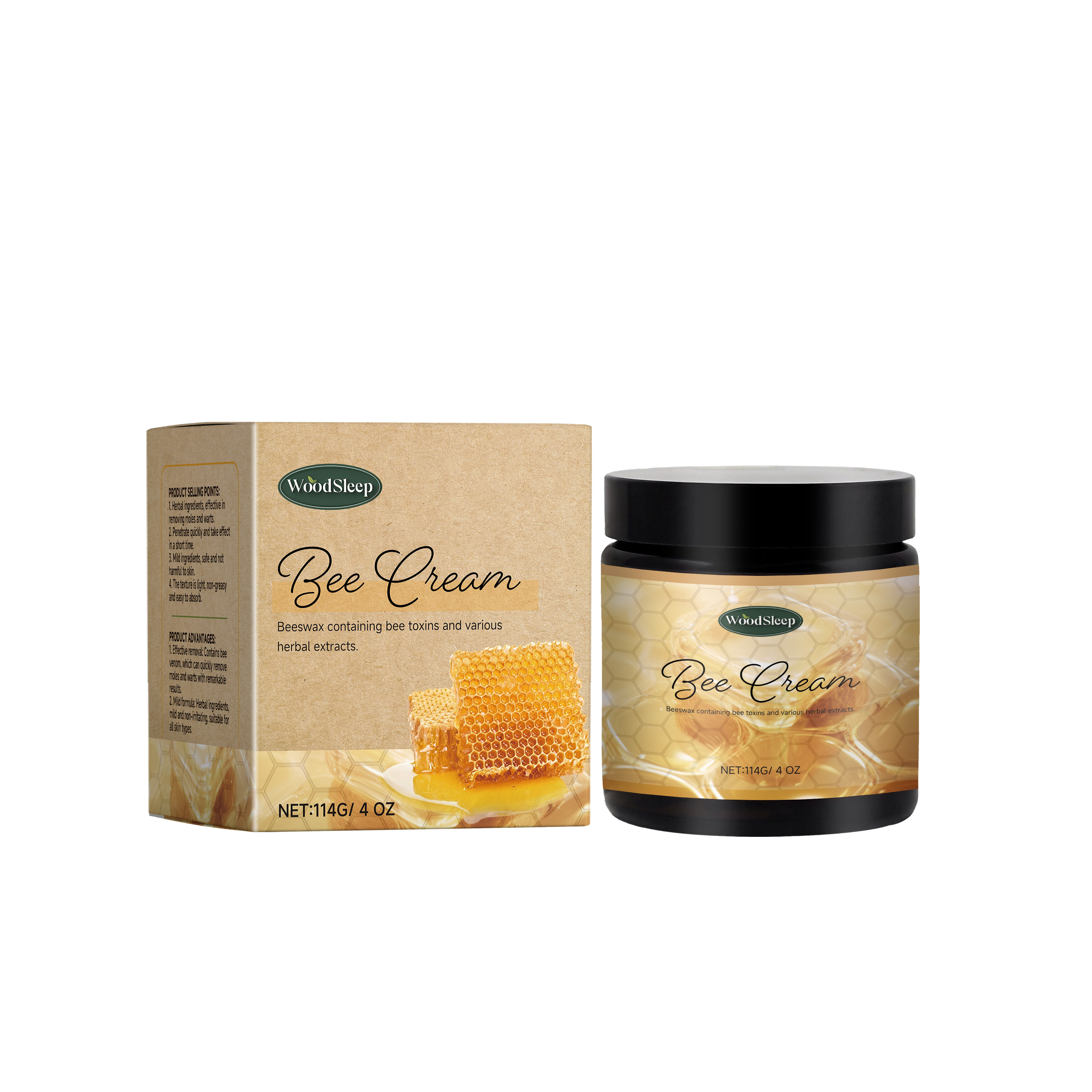 Woodsleep Bee Venom Creme Is A Skin Cleansing, Moisturizing,