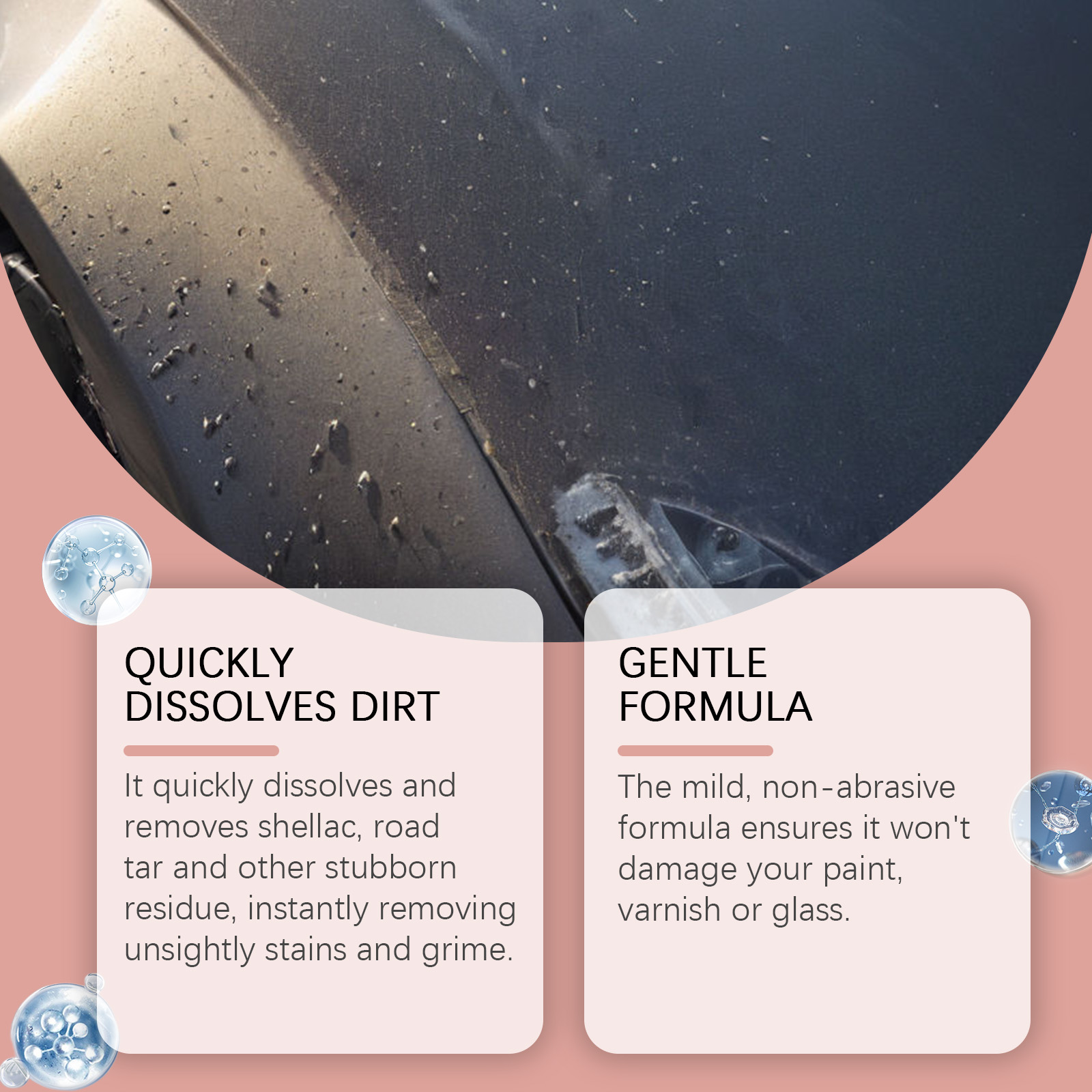 Car surface grime and gentle formula product detail