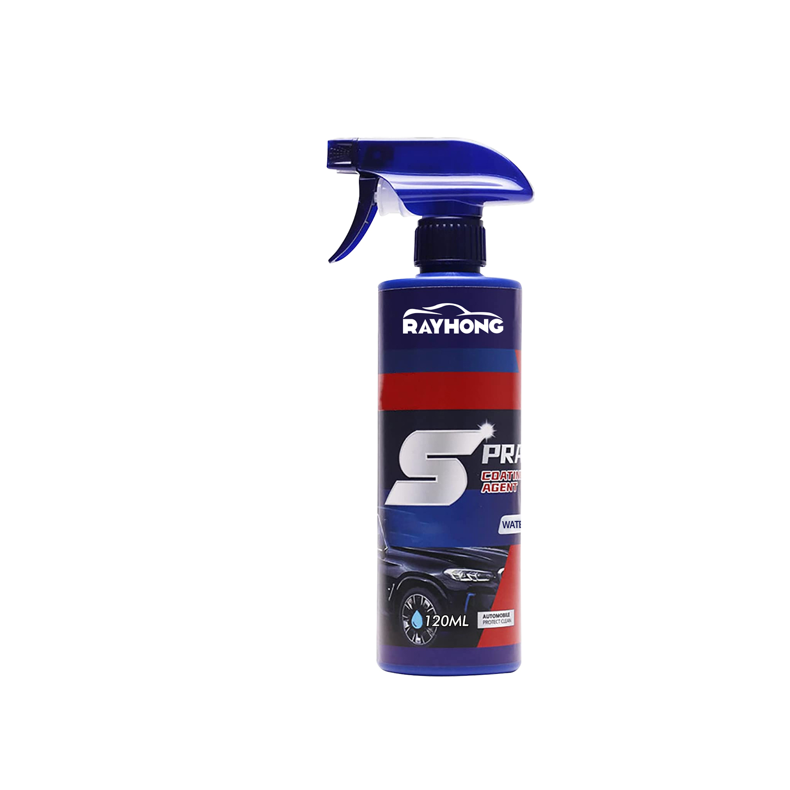 Close view of automotive spray trigger nozzle