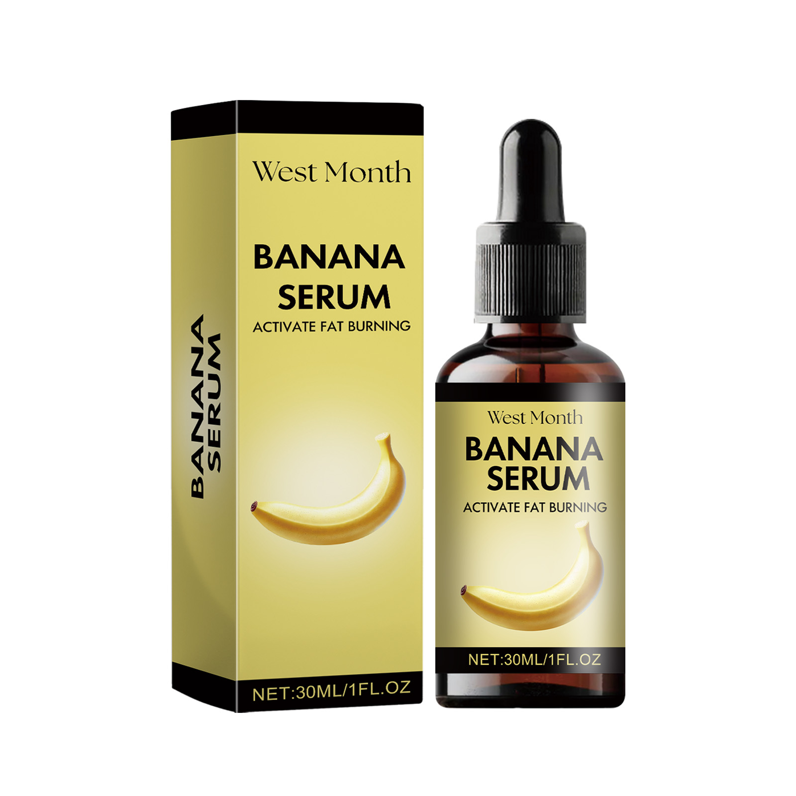 Banana Body Essential Oil Nourishes Waist Arm Light Skin Sho