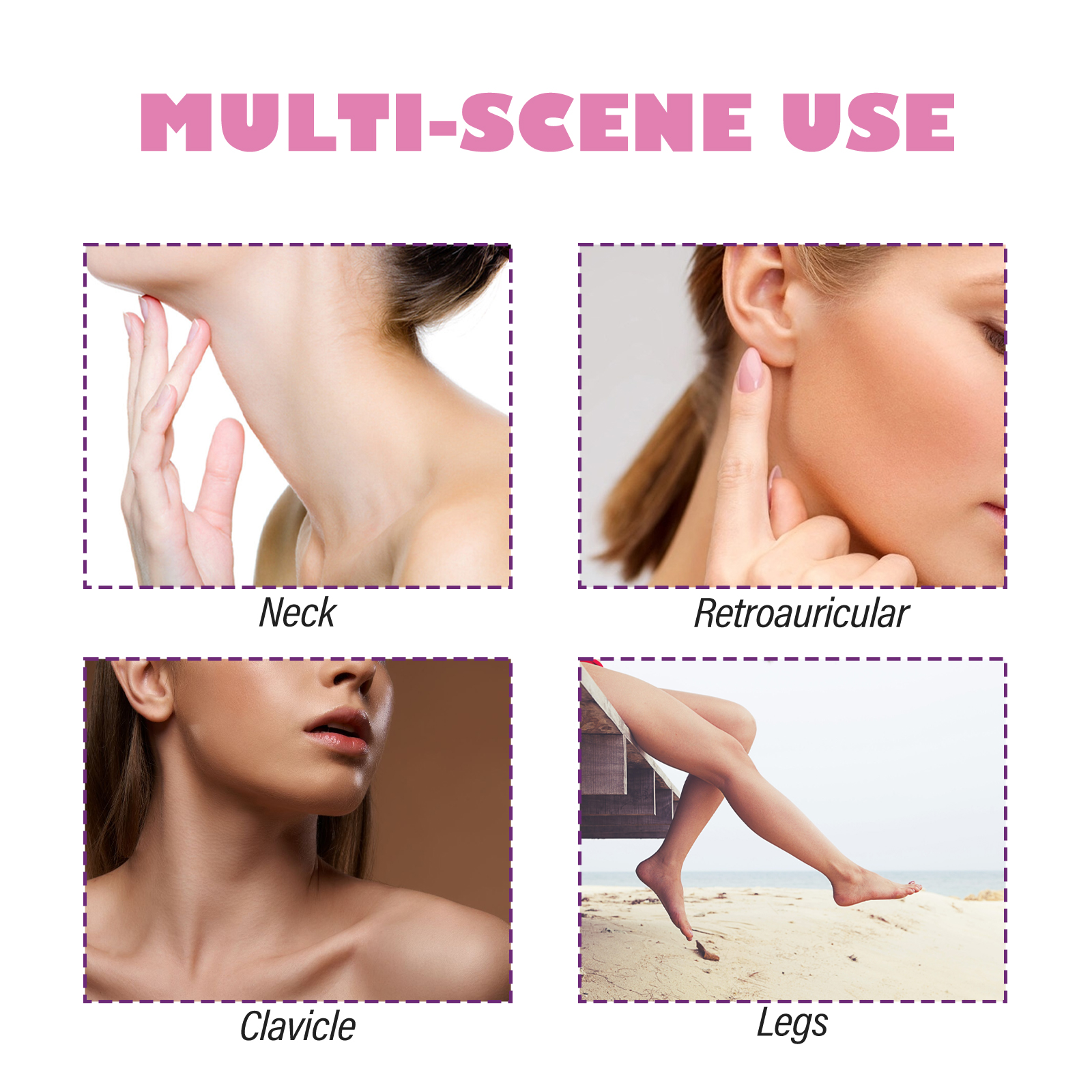 Perfume oil roll-on applied to neck and pulse areas