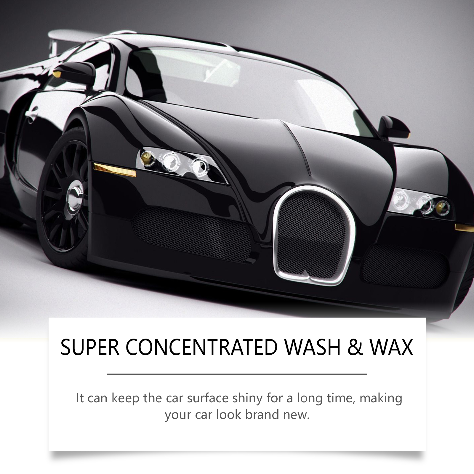 Glossy blue car representing wash and wax maintenance
