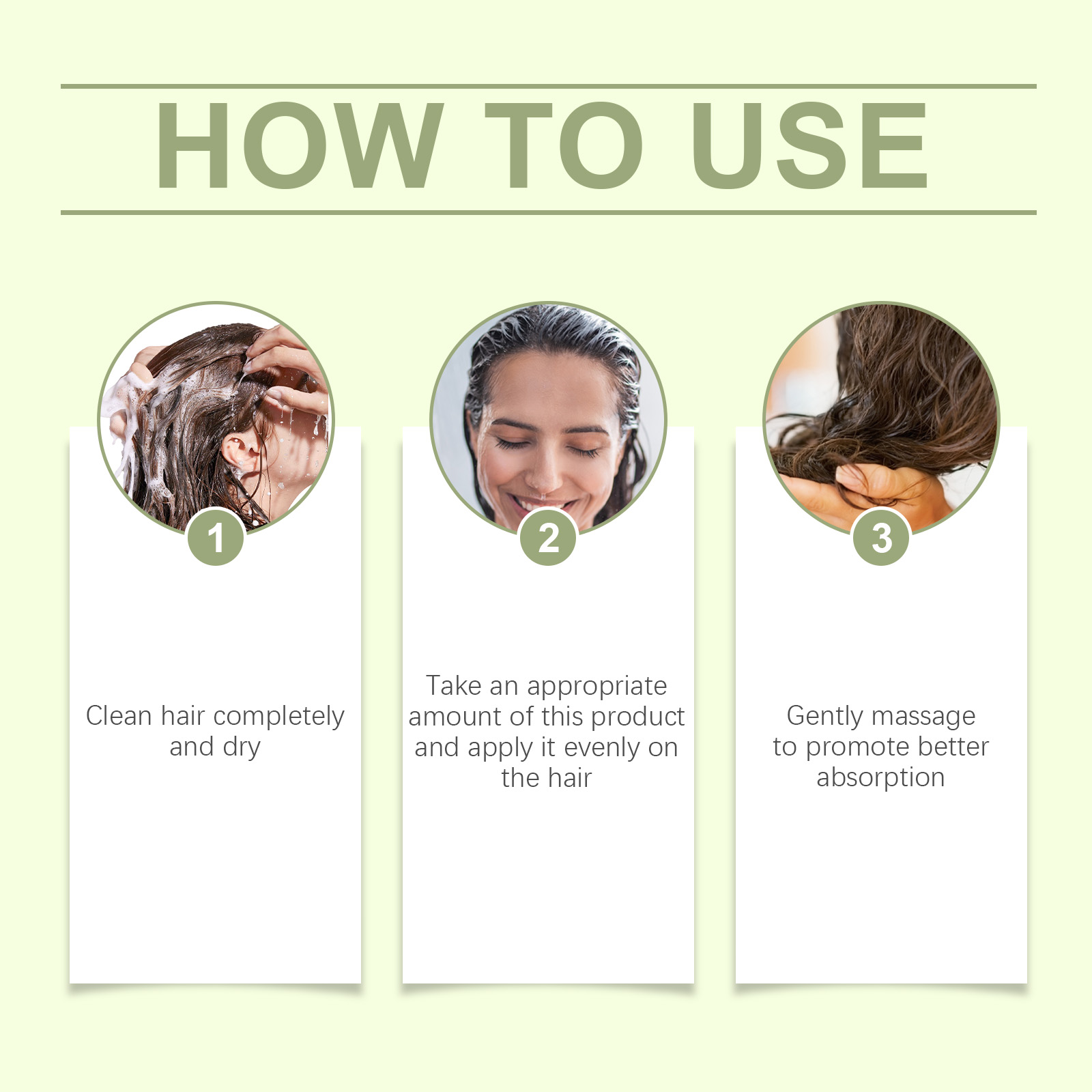 Portable sage styling cream tube in hand