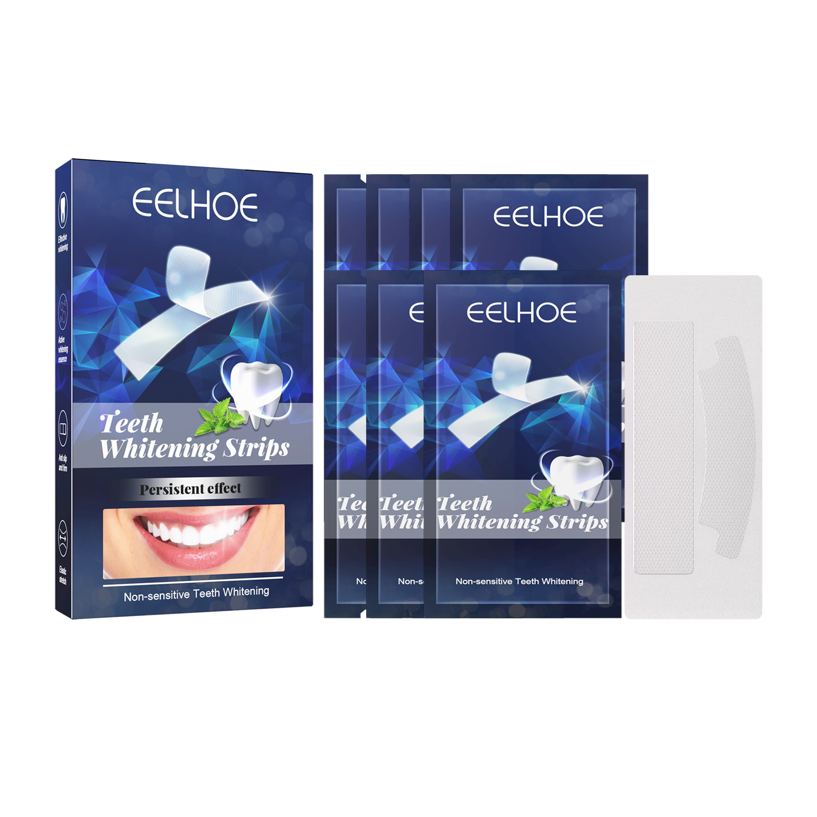 Individually packaged EELHOE whitening strips