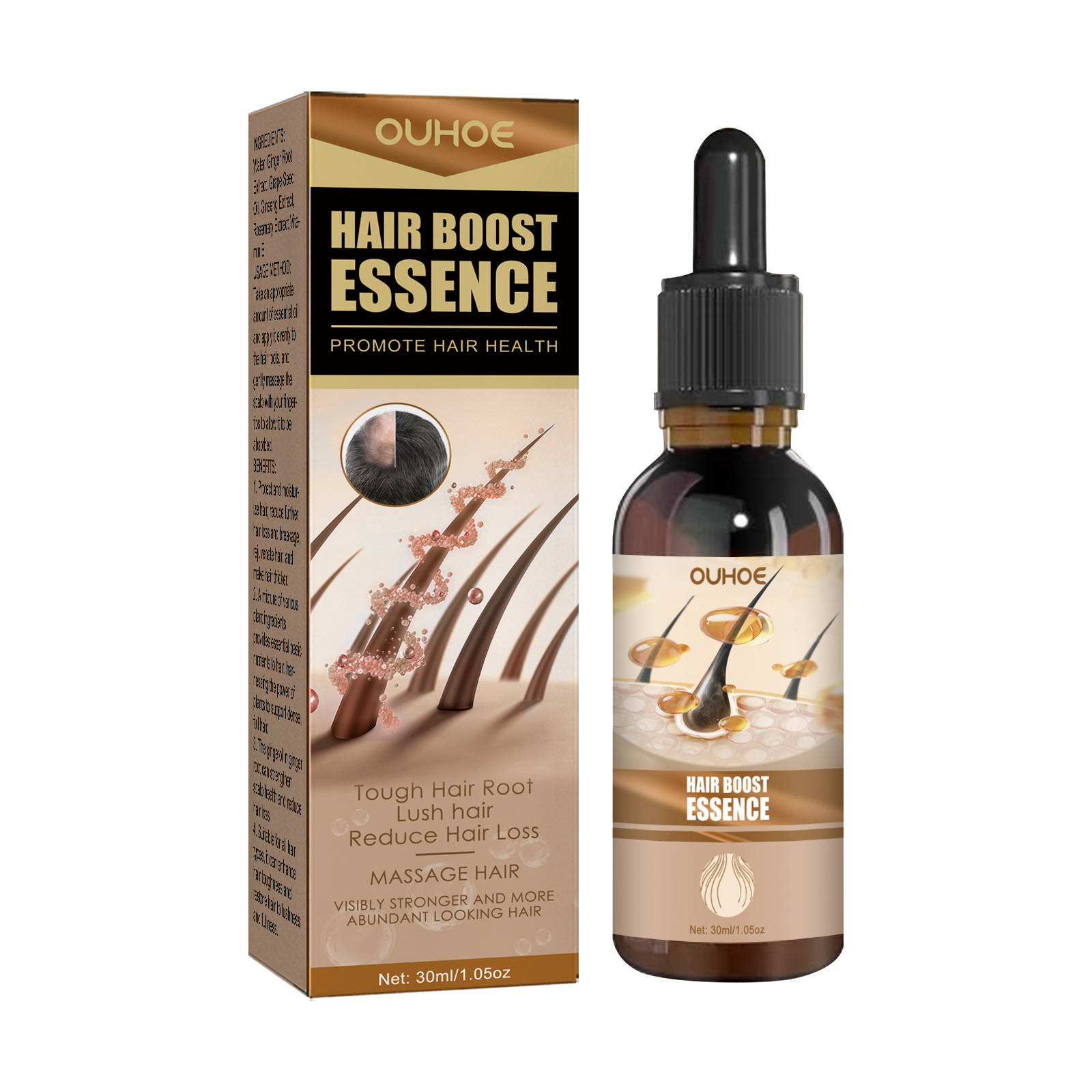 Hair Boost Essence, Improve Dry Short-Tempered Prevent Hair 