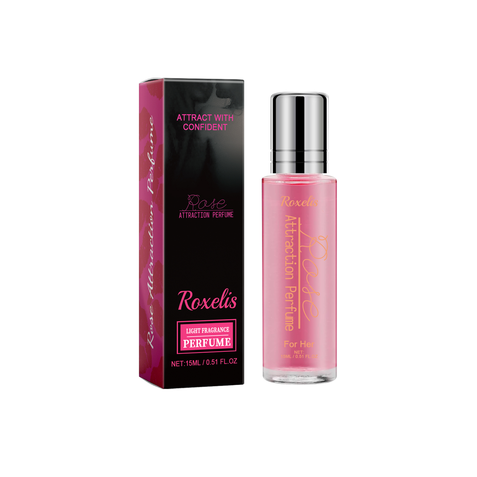 Rose Light Perfume Natural Fresh Light Fragrance Portable La