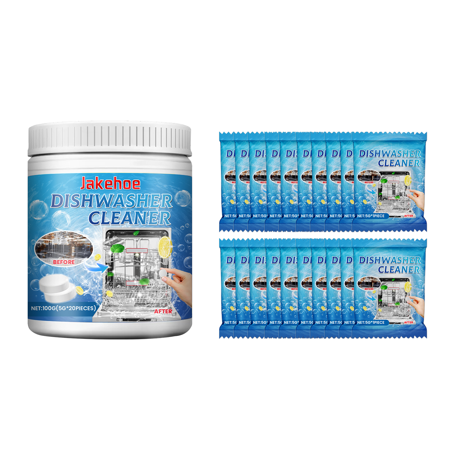 Dishwasher Cleaner, Dishwasher Special Detergent Brightener Cleaning To Remove Oil And Dirt