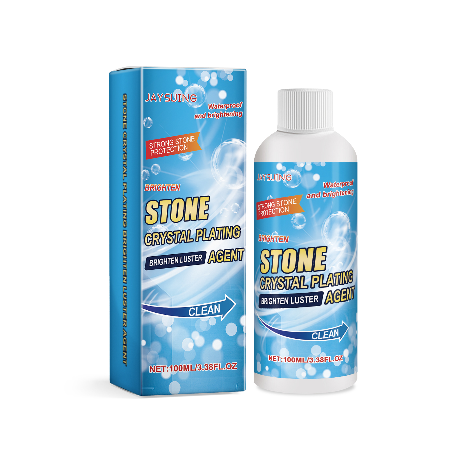 Stone Crystal Plating Agent, Kitchen Quartz Tile Countertop 