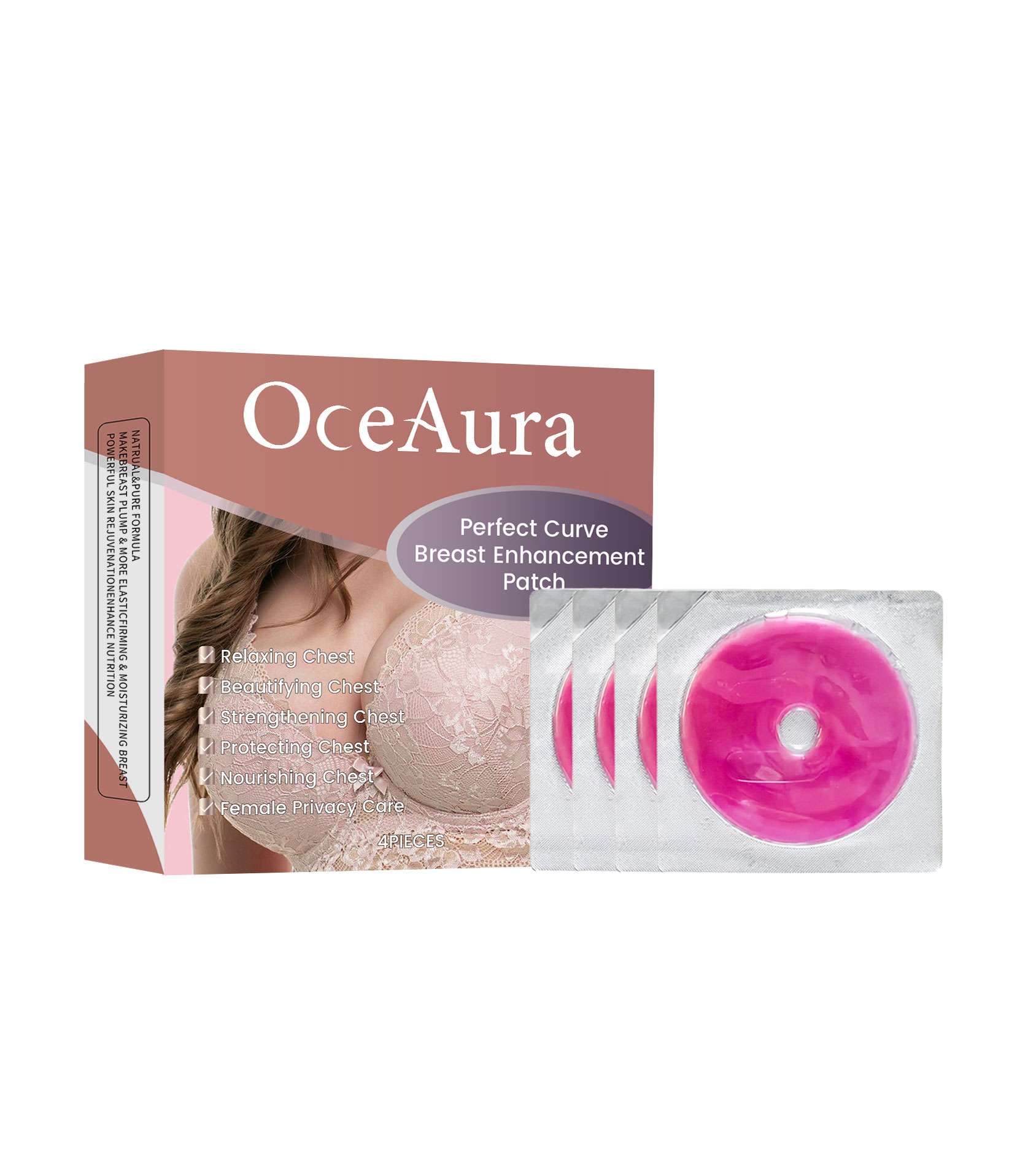 Oceaura Upper Body Skin Patch Helps Maintain The Elastic Tex