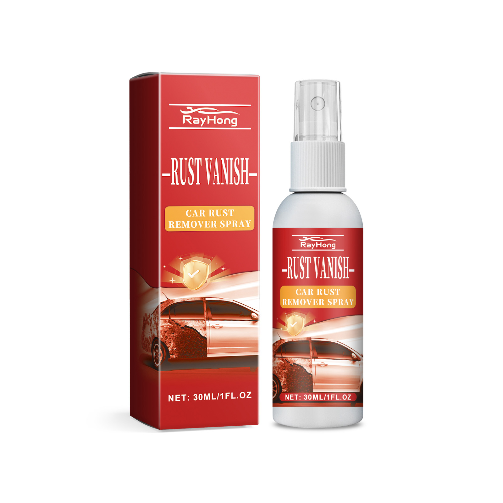 Car Rust Remover Spray, Protective Paint Decontamination To 