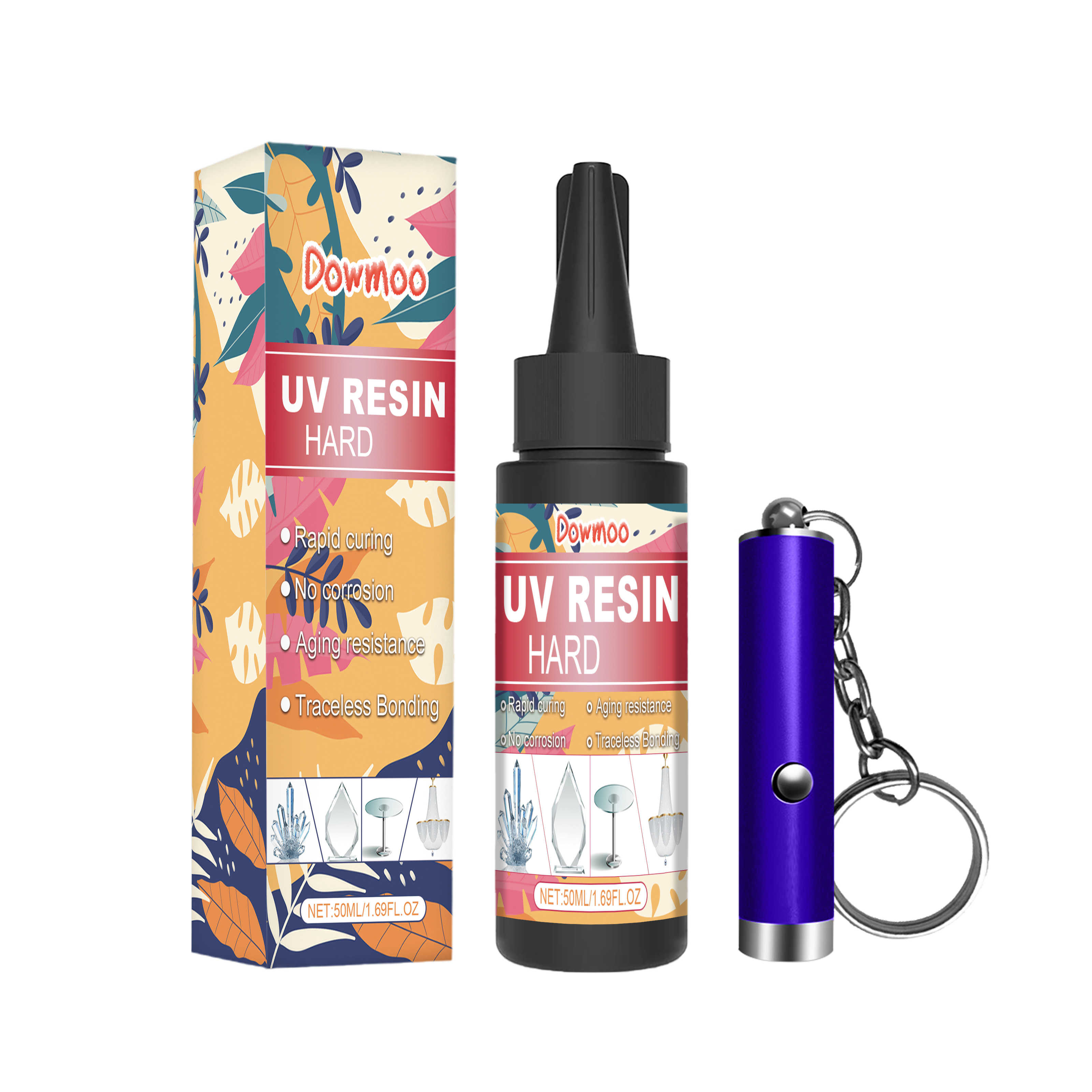 Resin Glue Crystal Drop Glue Diy Handmade Crafts Odorless High Transparent Quick Drying