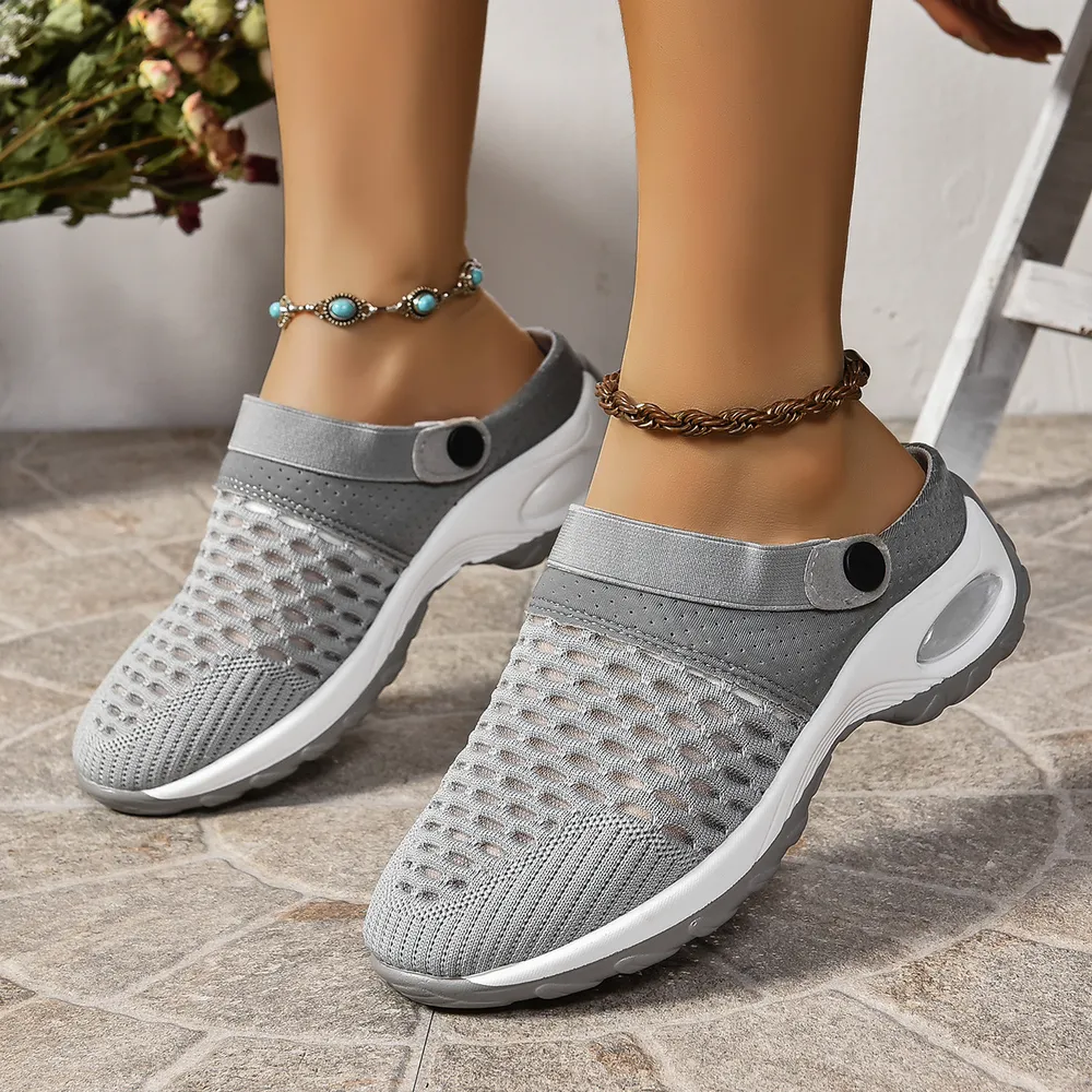 Breathable Mesh Round Toe Sneakers image 4