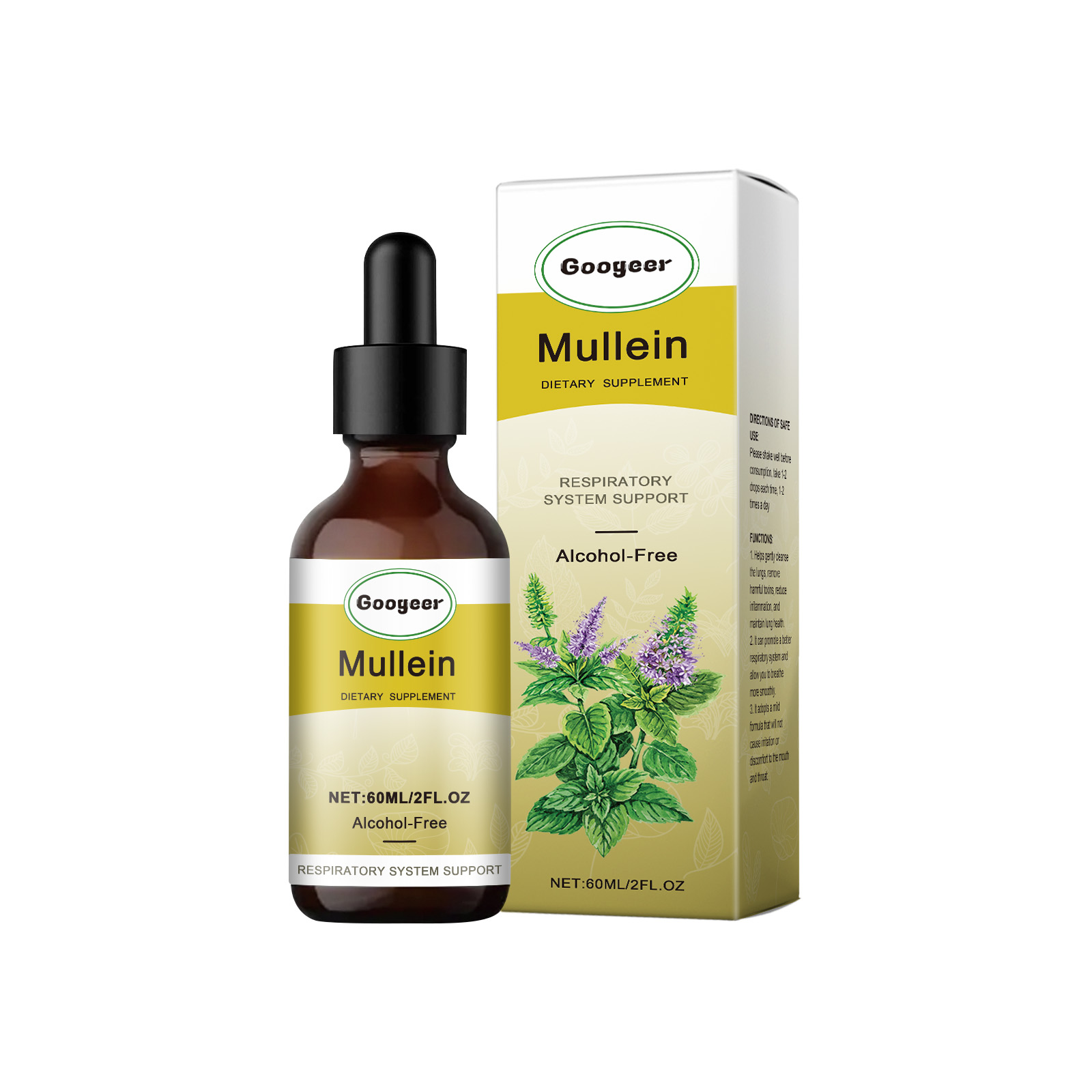 Mullein Leaf Supplement Drops, Dietary Supplements For Body 