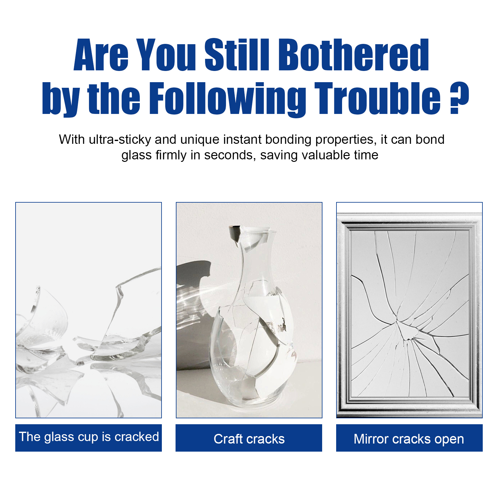 Glass ceramic mirror and craft repair examples