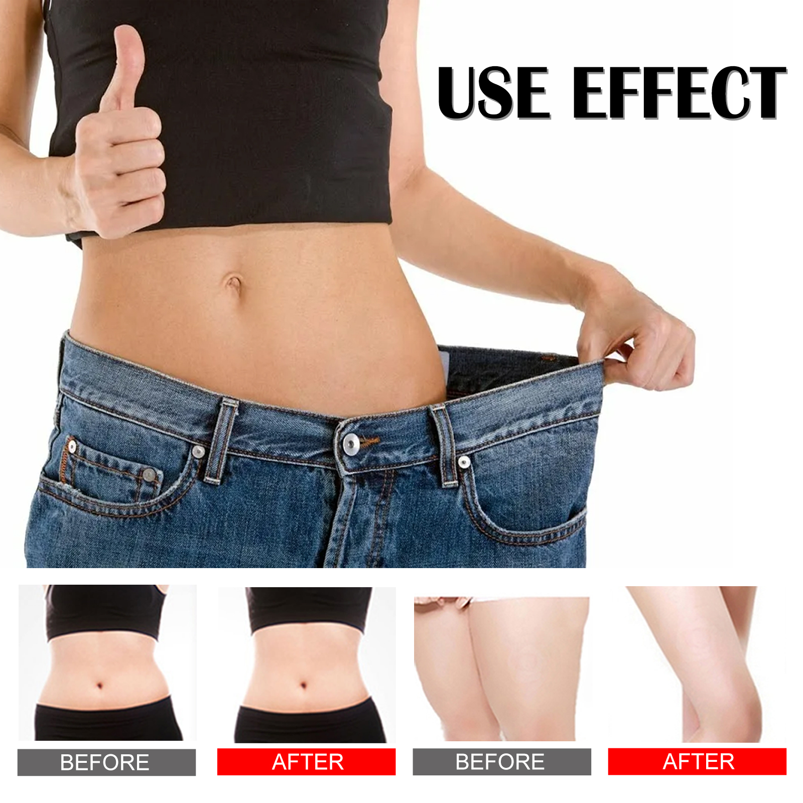 Body cream lifestyle image showing smoother-looking skin