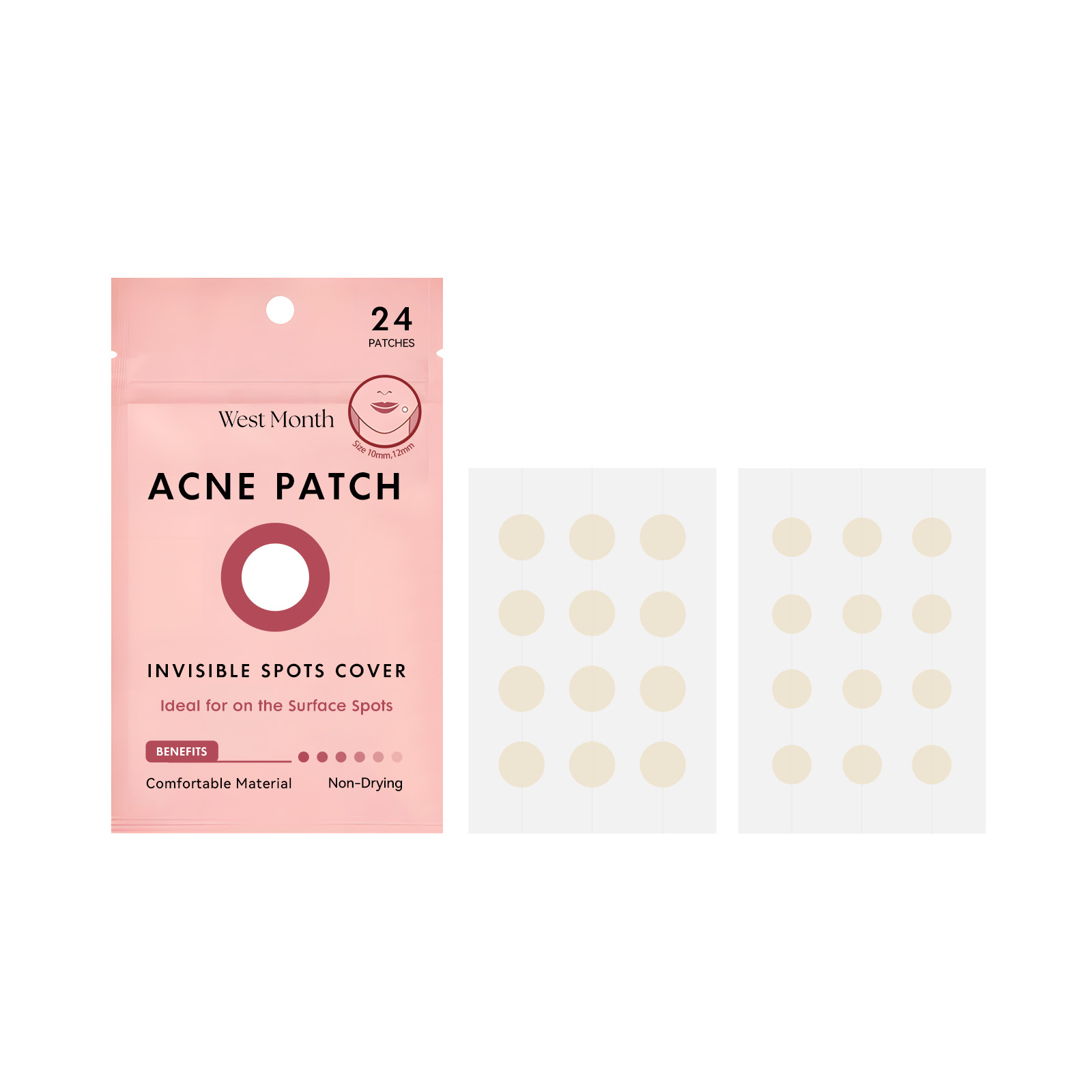 Invisible Acne Patch, Gentle Cleansing Facial Skin Moisturiz