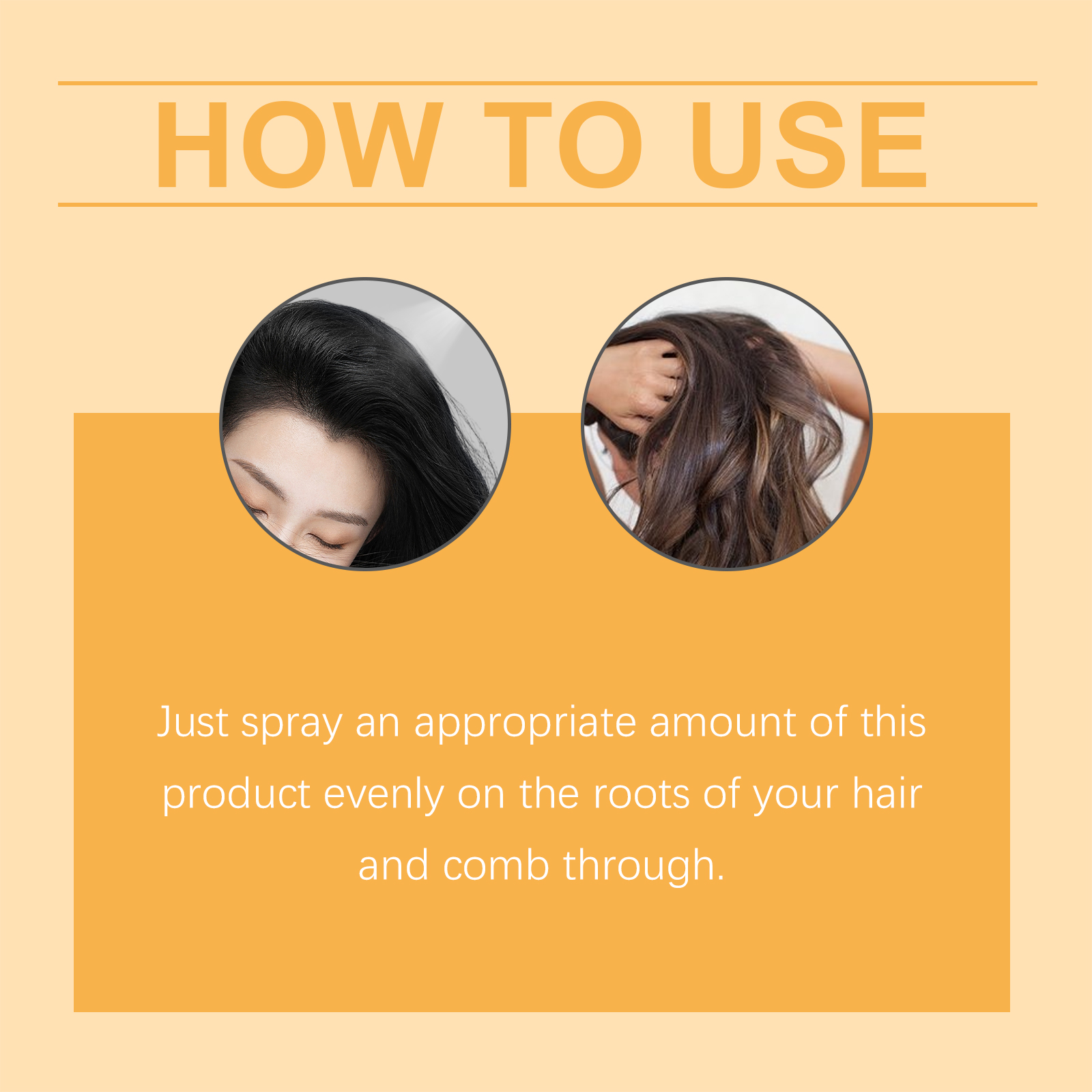 Leave-In Dry Hair Spray Light And Fragrant, Fresh And Non-St