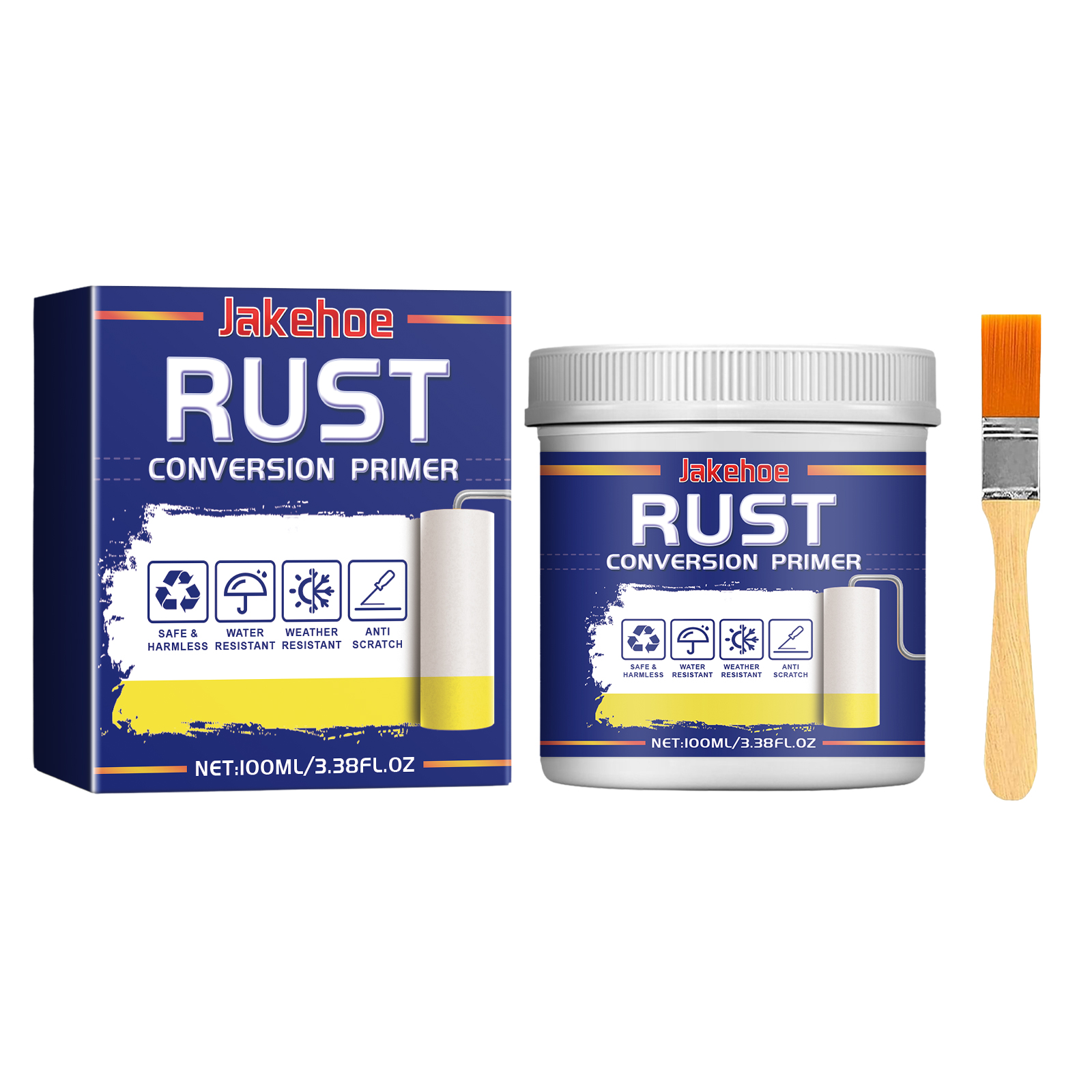 Primer kit shown with bright yellow coated finish