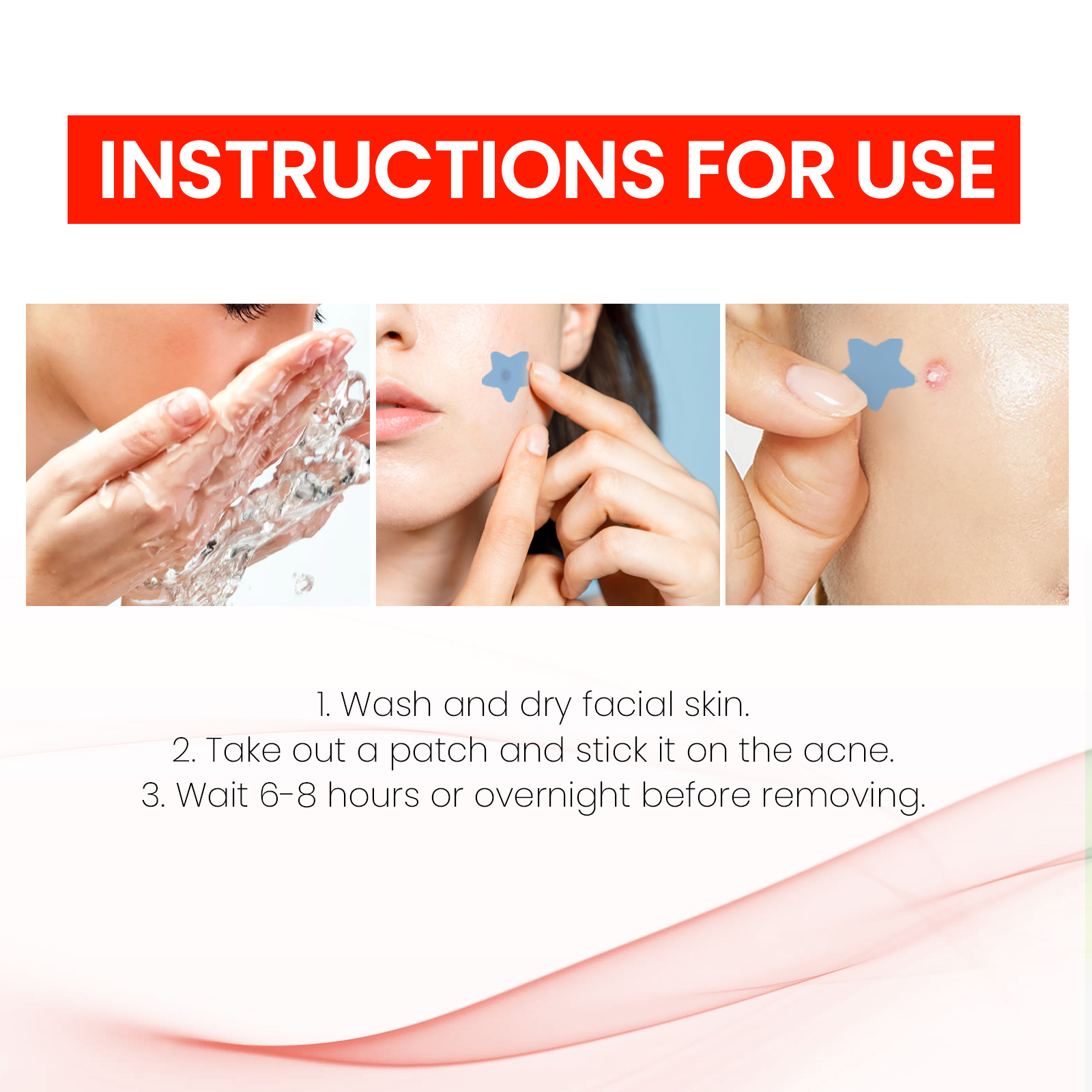 Pimples Patch, Repair Pockmarks Lighten Pimples Blemishes Co