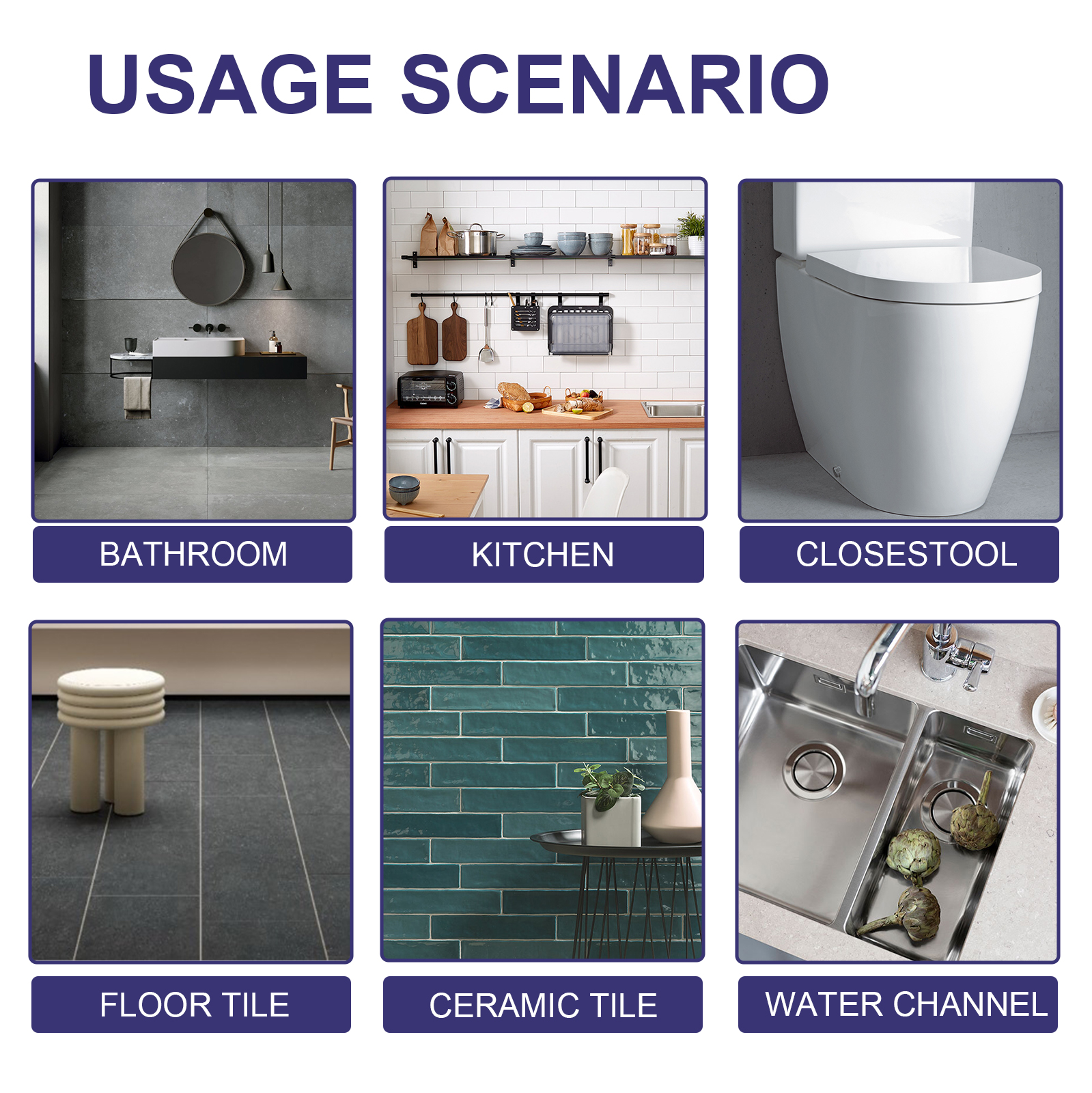 Tile repair kit beside bathroom sink and ceramic tiles