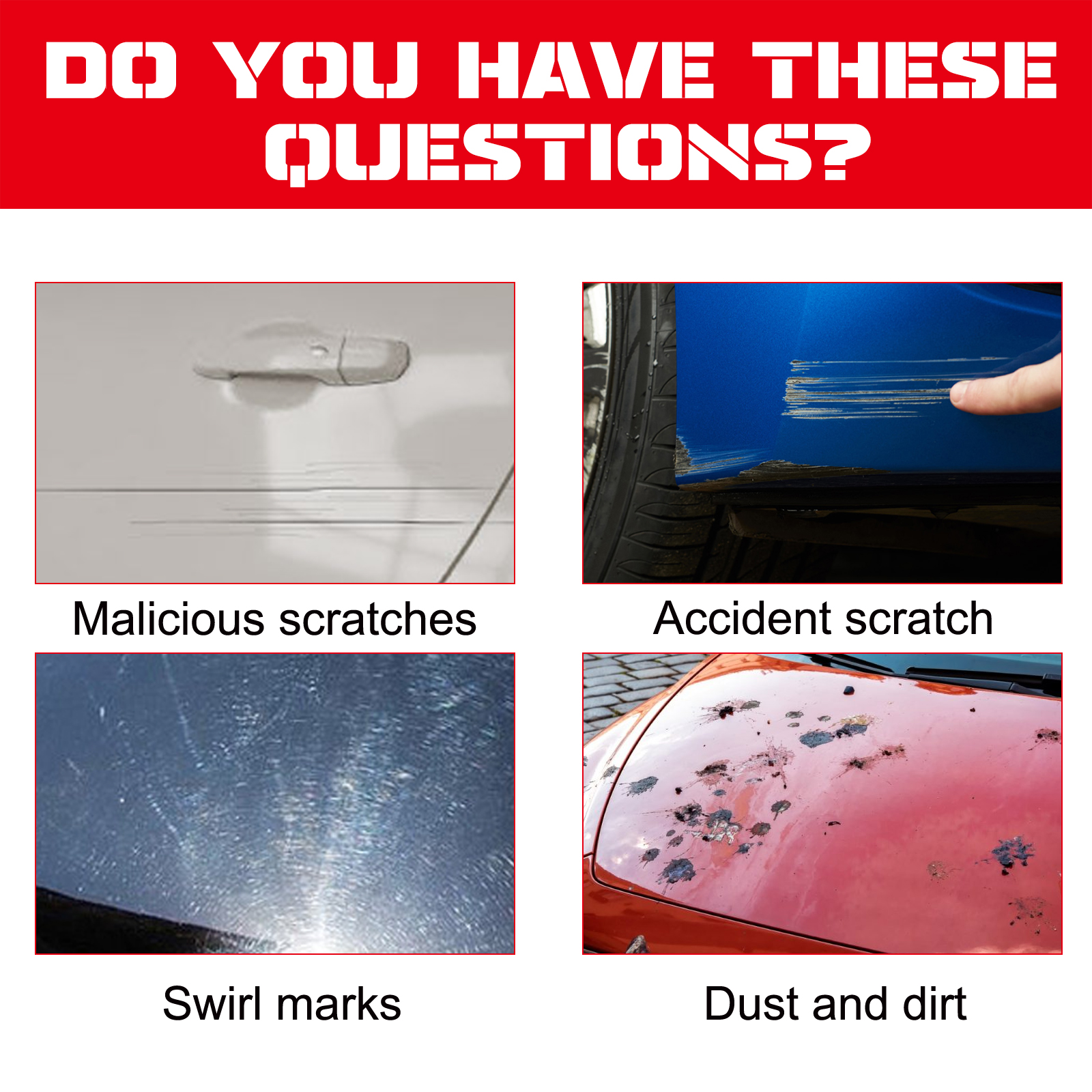 Automotive paint marks addressed by polishing cream