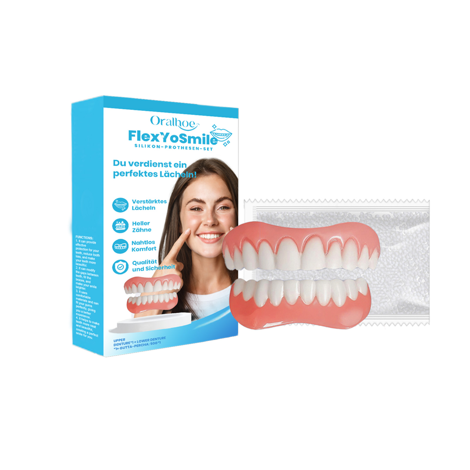 Cosmetic Denture Set, Cosmetic Denture Set Enhance Smile Beauty Care